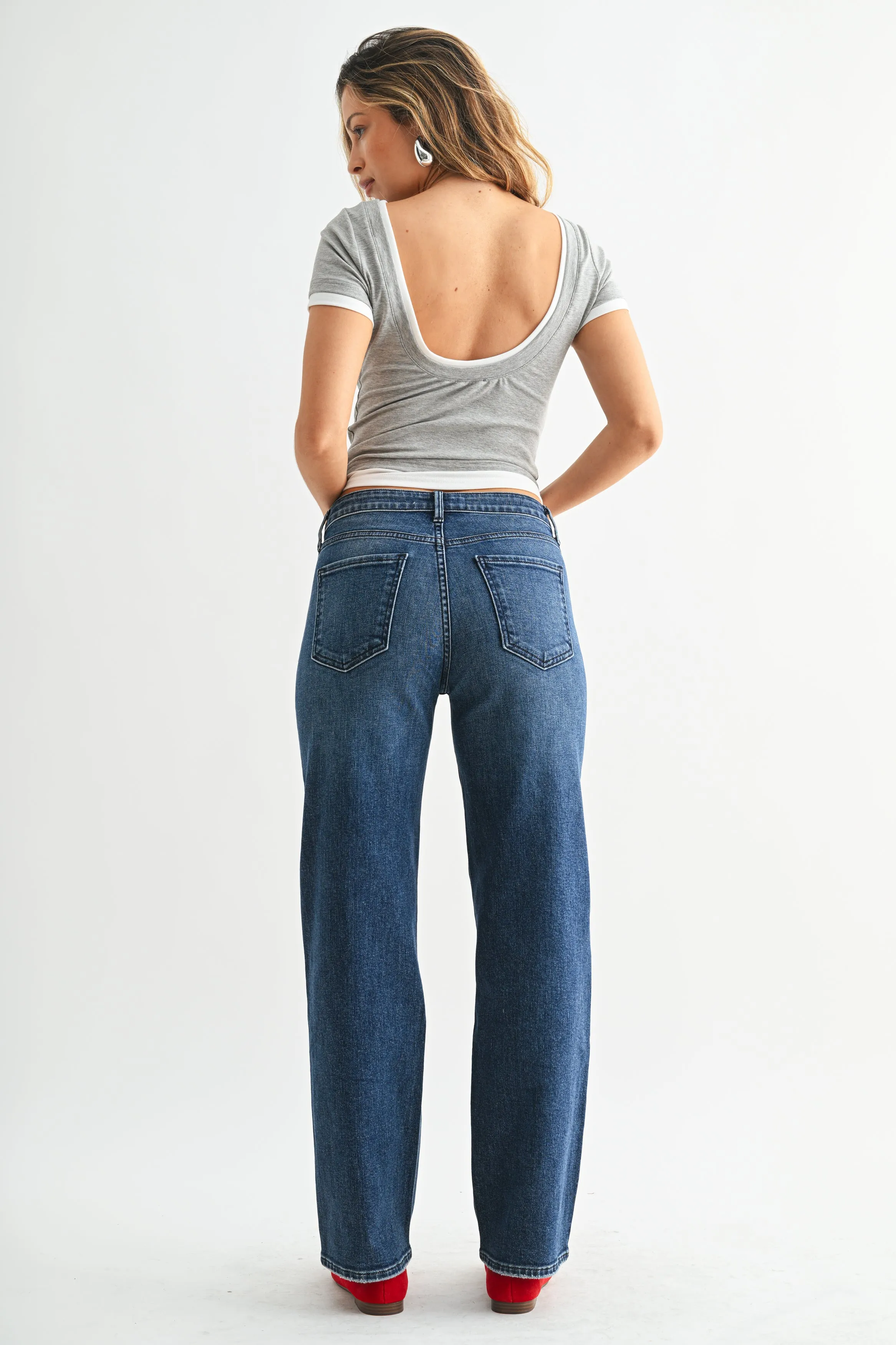The Stretchy Straight Jean sold by Just Black Denim product image thumbnail 4
