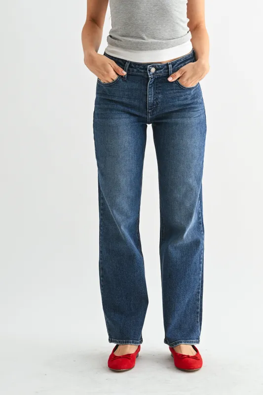 The Stretchy Straight Jean sold by Just Black Denim