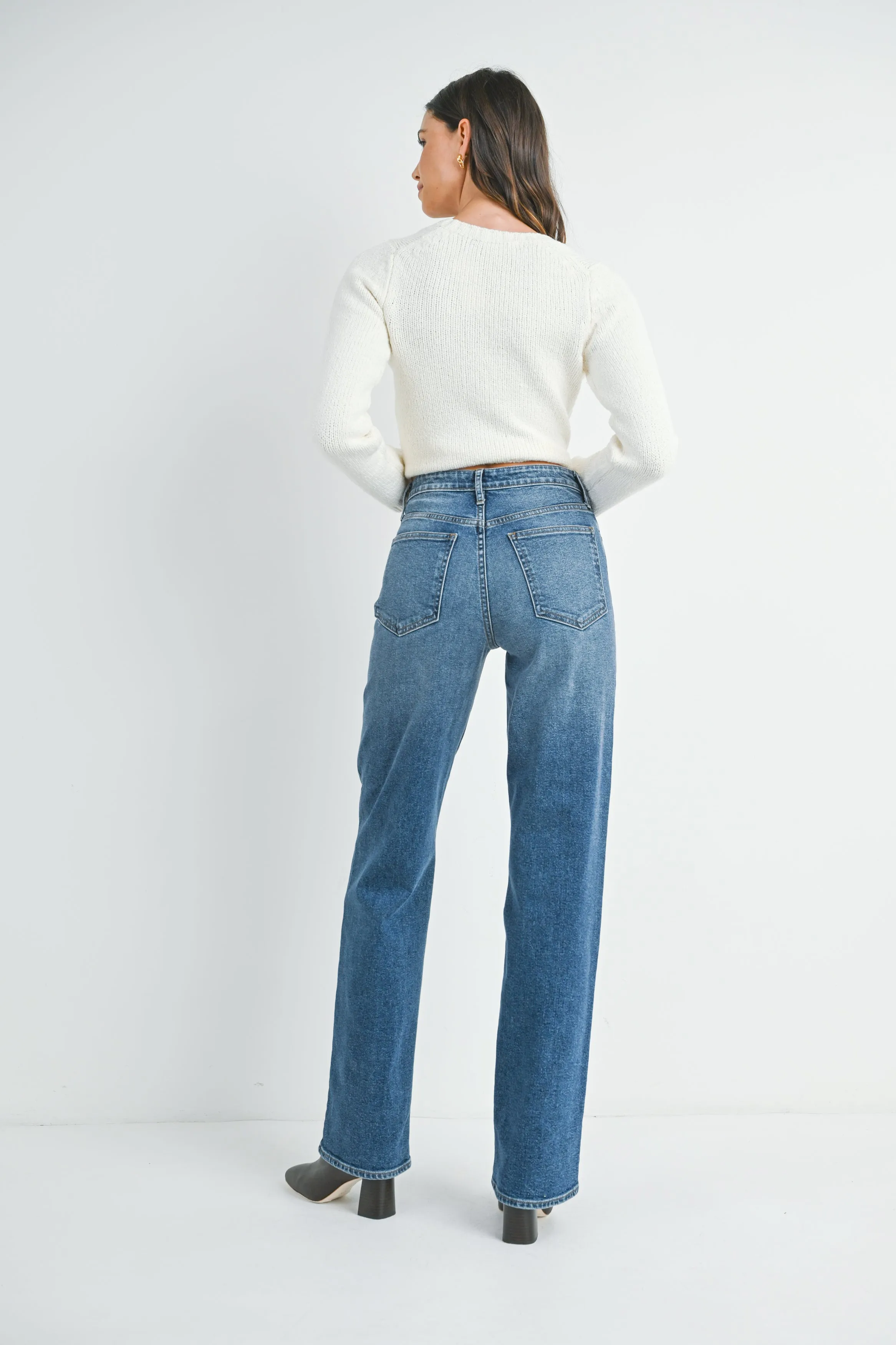 The Longer Length Straight Jean sold by Just Black Denim product image thumbnail 4
