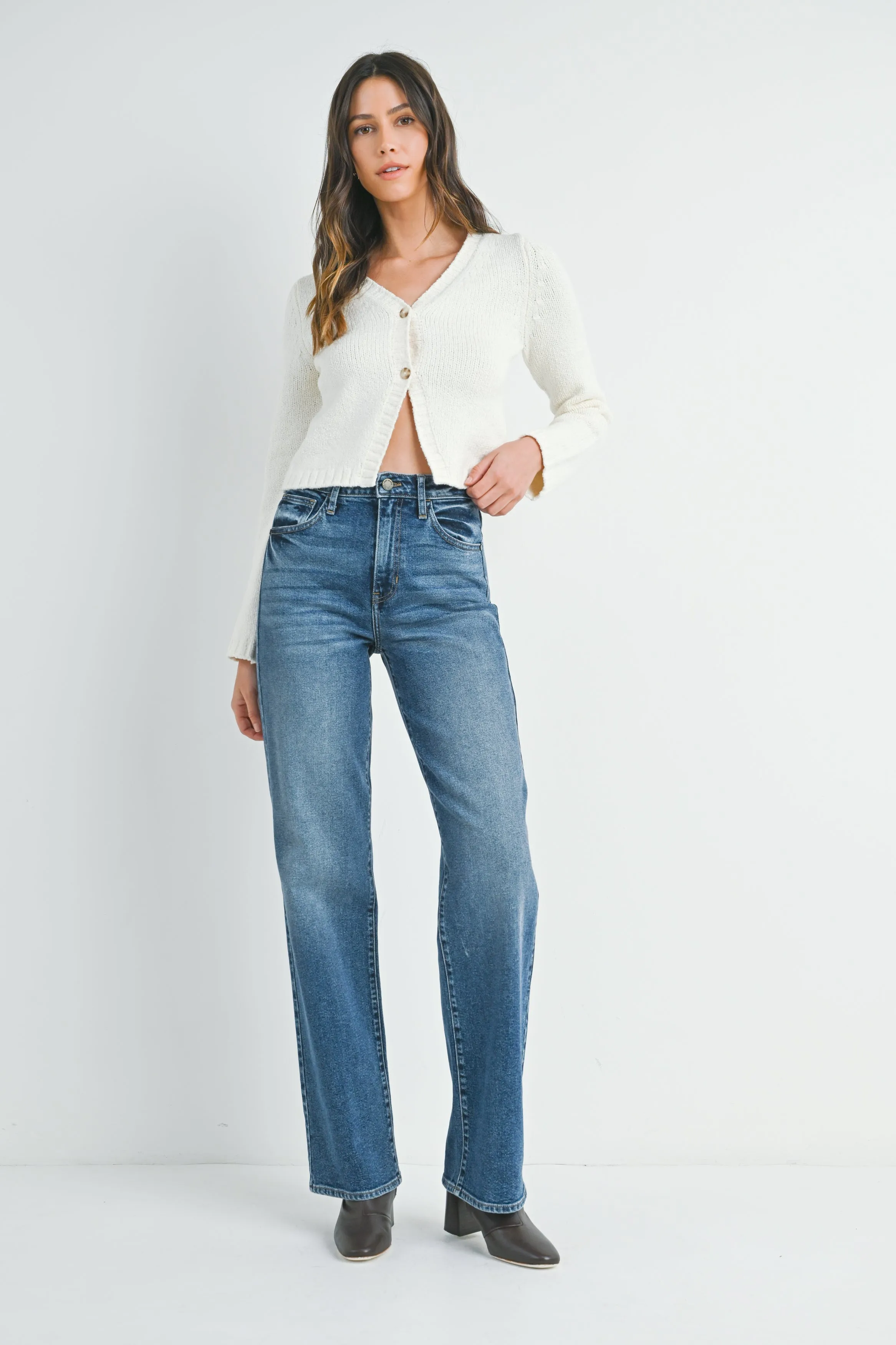 The Longer Length Straight Jean sold by Just Black Denim product image thumbnail 2