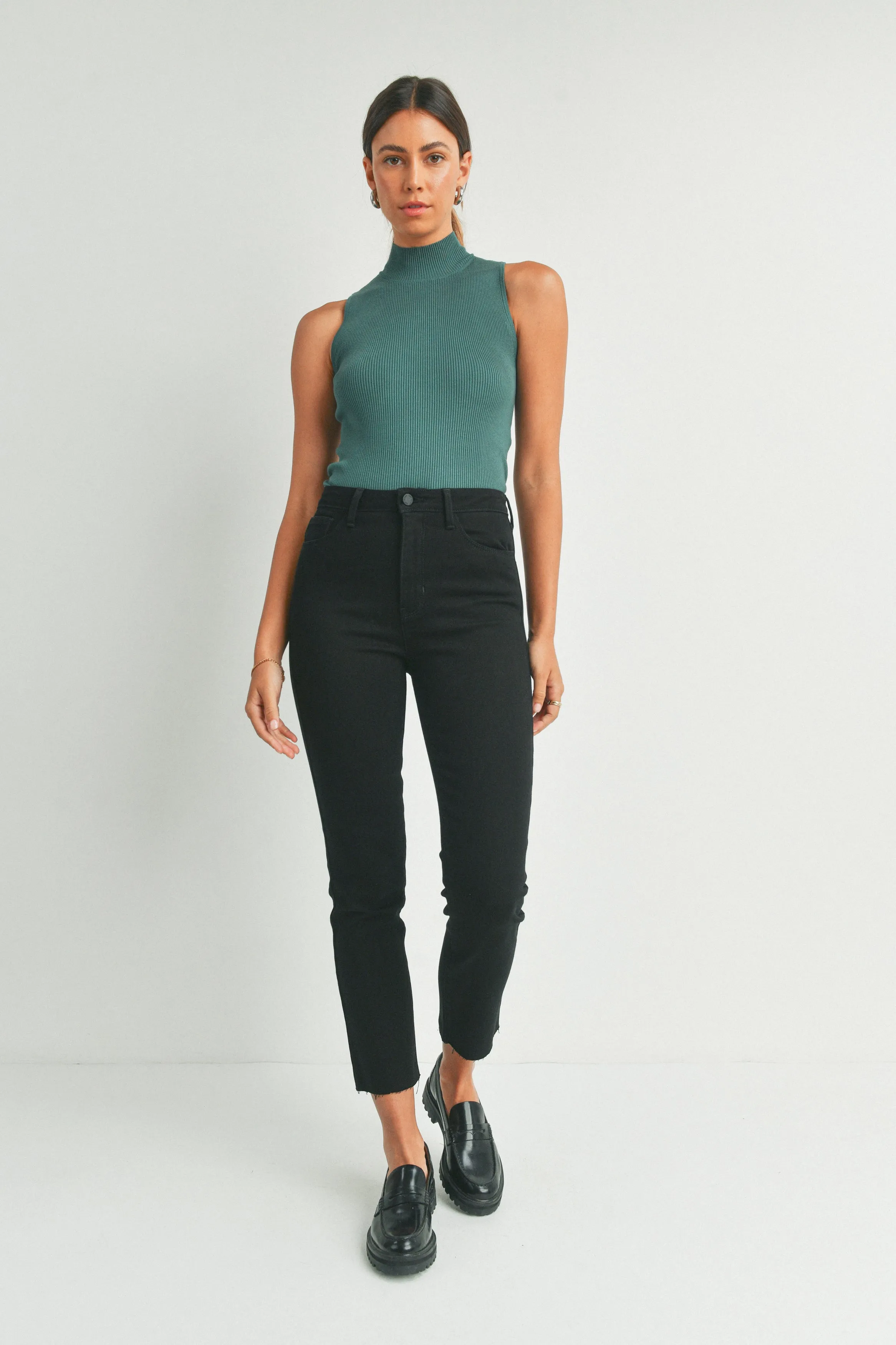 The Keynote Slim Straight Jean sold by Just Black Denim