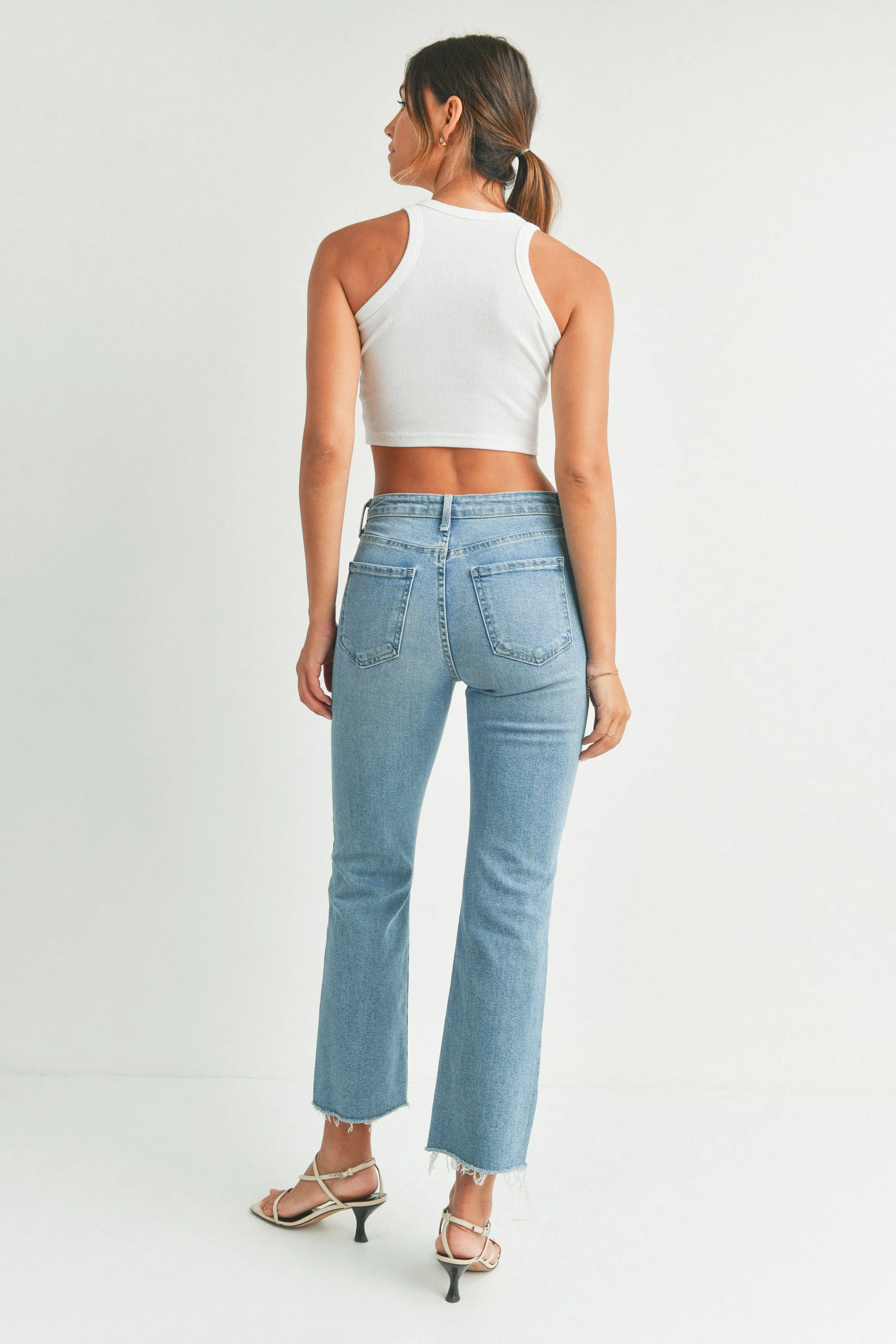 The Vintage Cropped Flare sold by Just Black Denim product image thumbnail 4