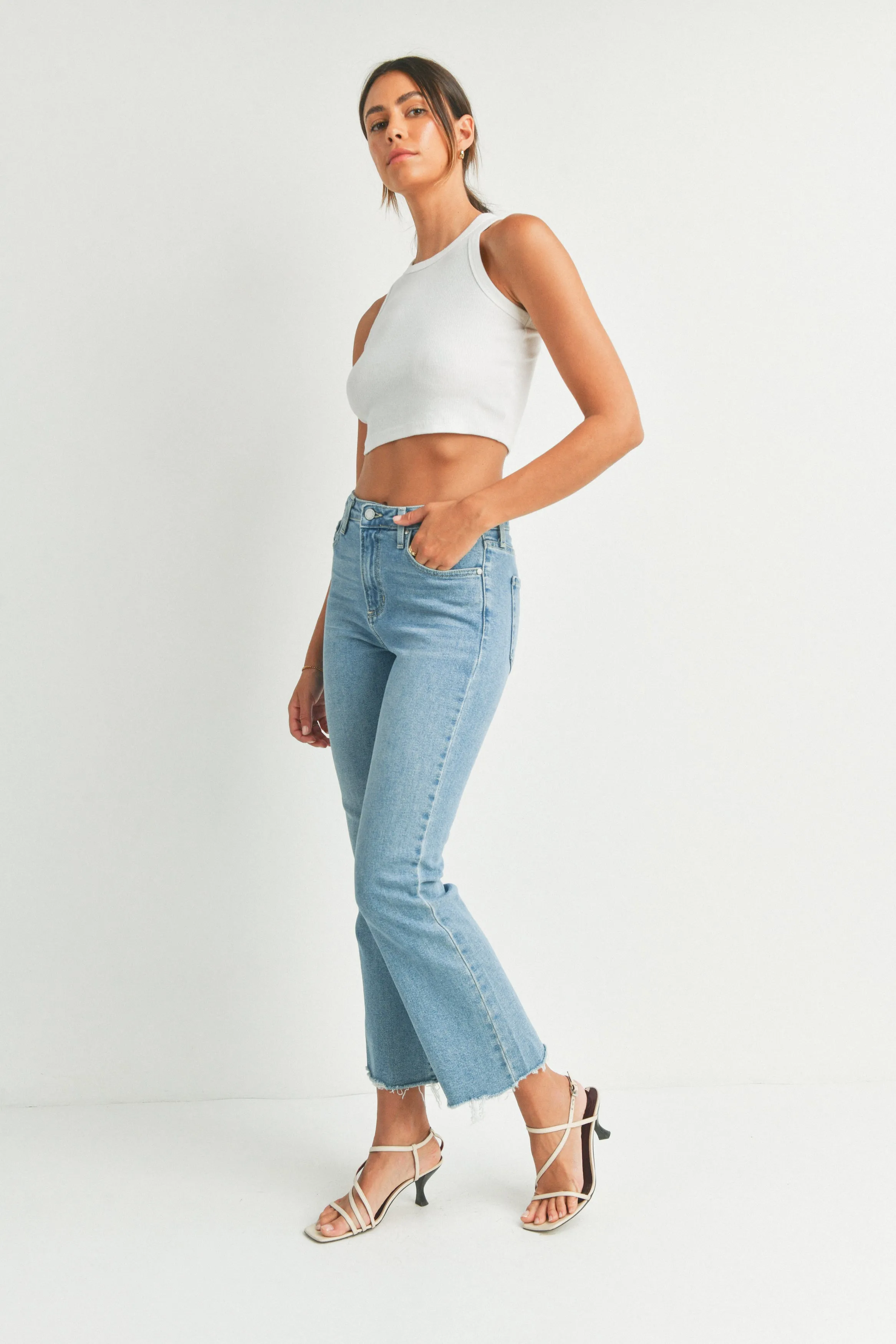 The Vintage Cropped Flare sold by Just Black Denim product image thumbnail 3