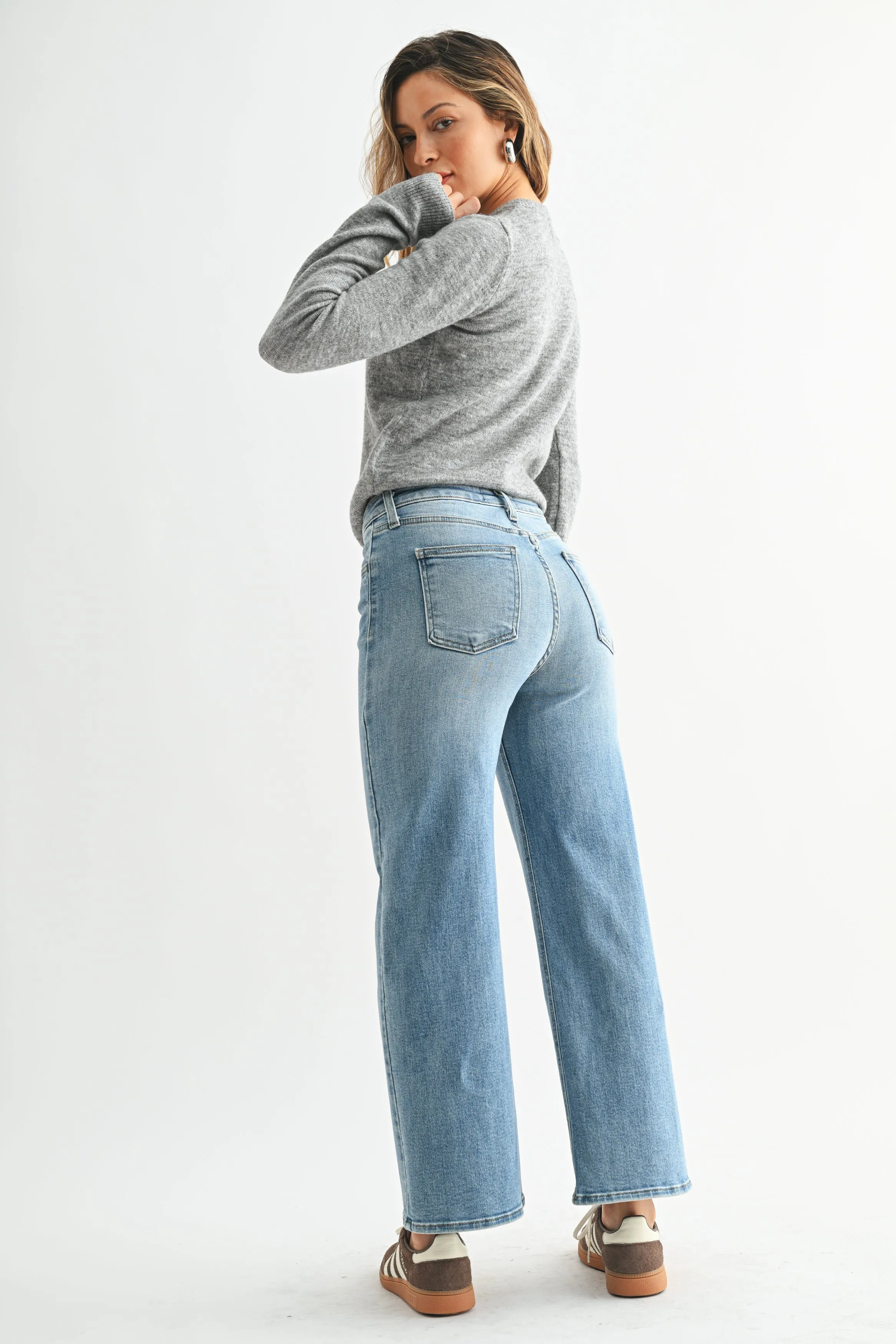 The Slim Wide Leg sold by Just Black Denim product image thumbnail 4
