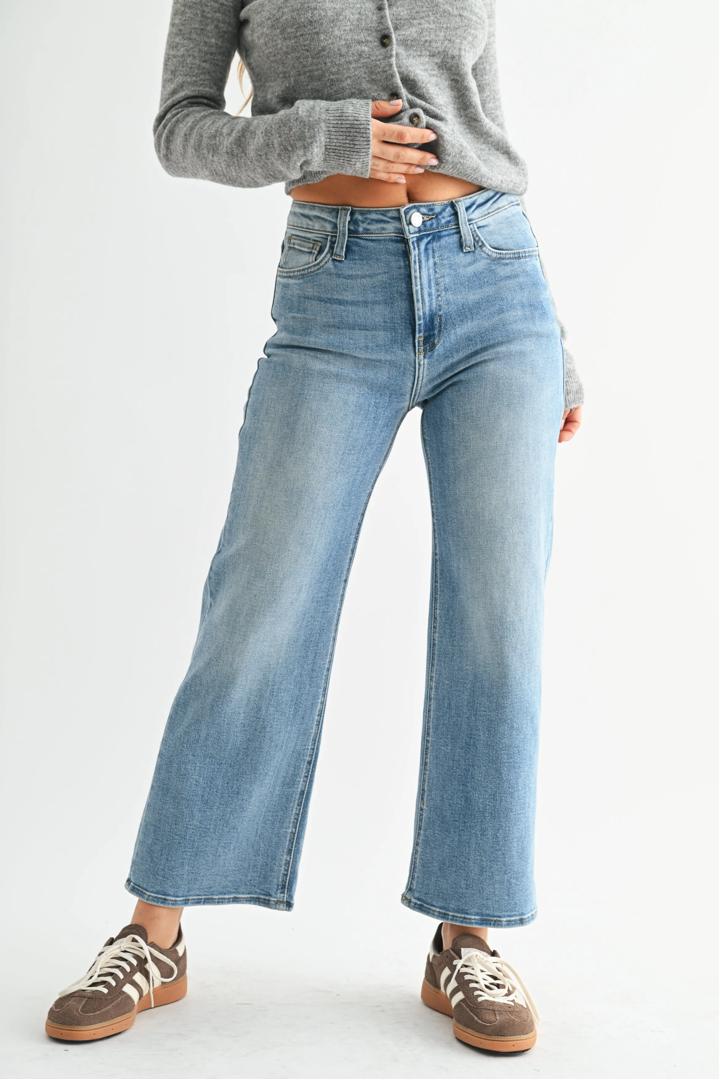The Slim Wide Leg sold by Just Black Denim