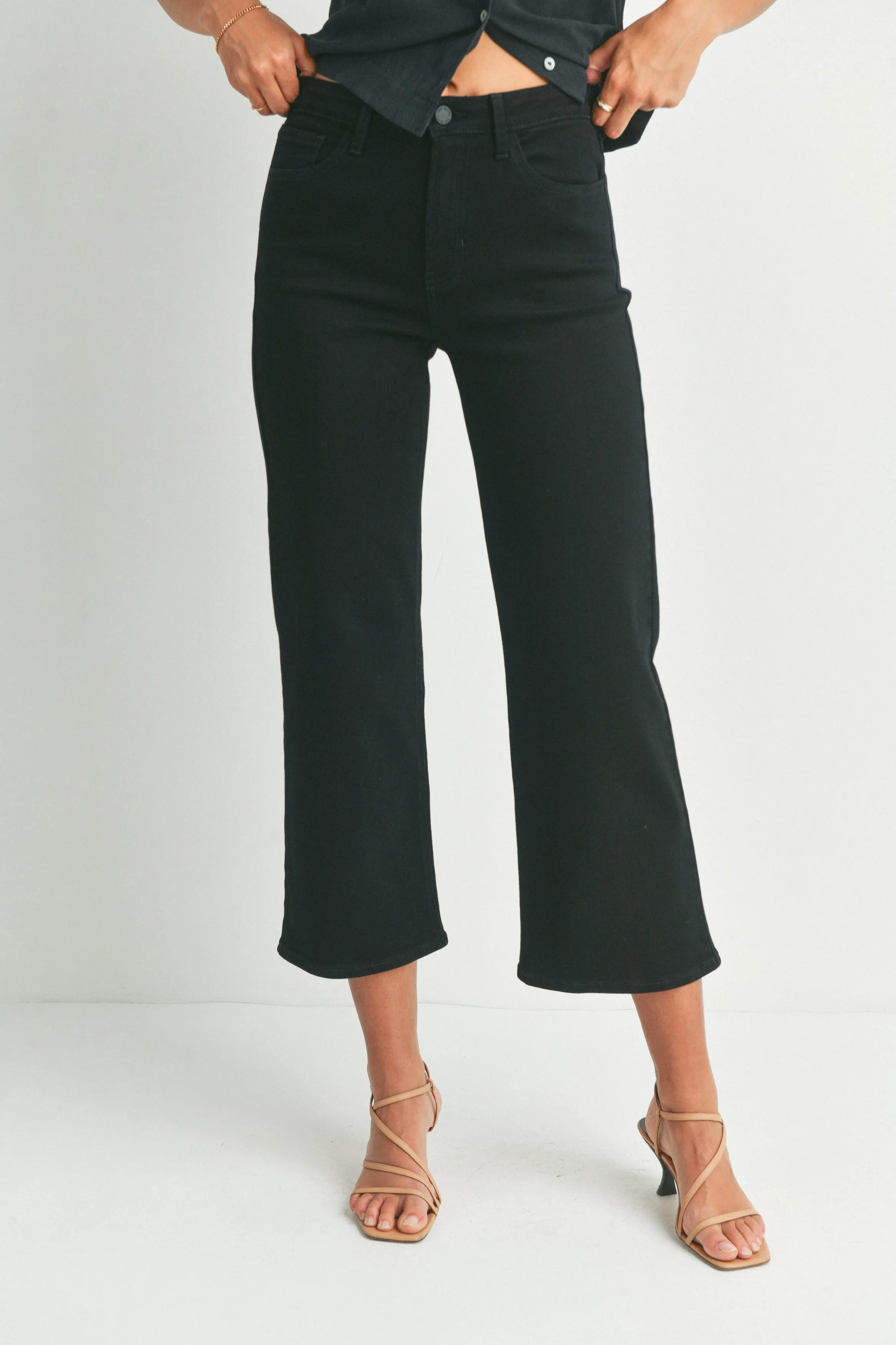 The Slim Wide Leg sold by Just Black Denim product image thumbnail 5