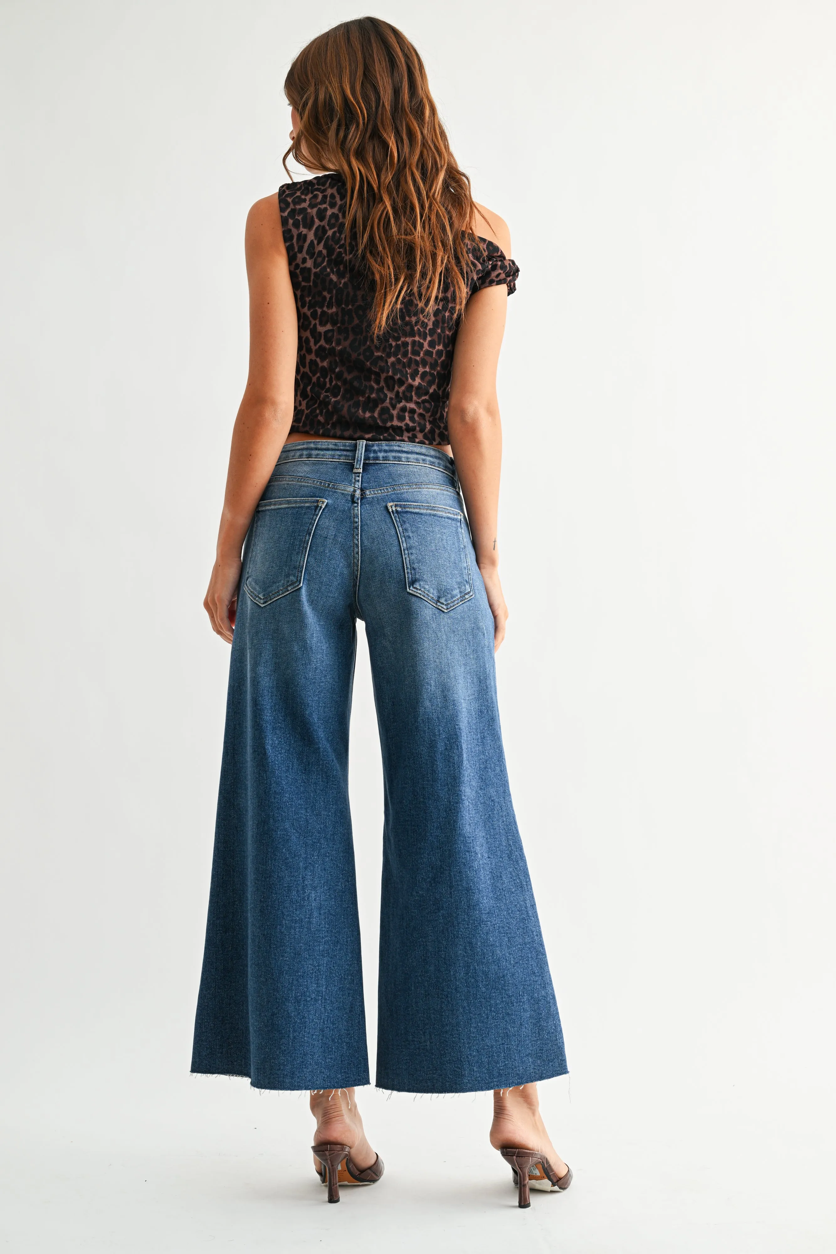 The Wide Leg Flare Crop sold by Just Black Denim product image thumbnail 4