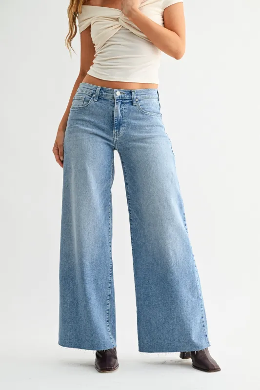 The Super Wide Leg Stretch made by Just Black Denim