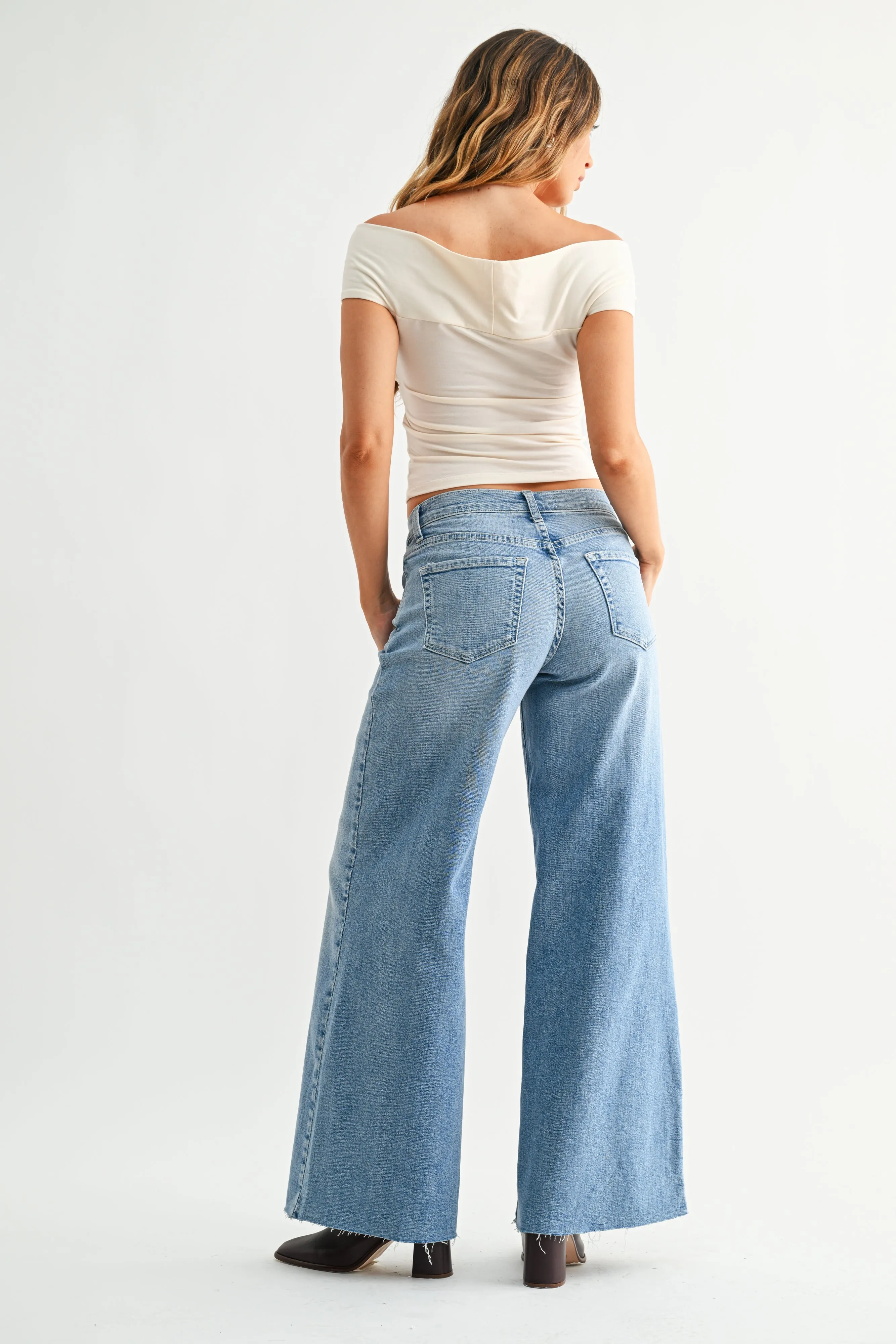 The Super Wide Leg Stretch sold by Just Black Denim product image thumbnail 4