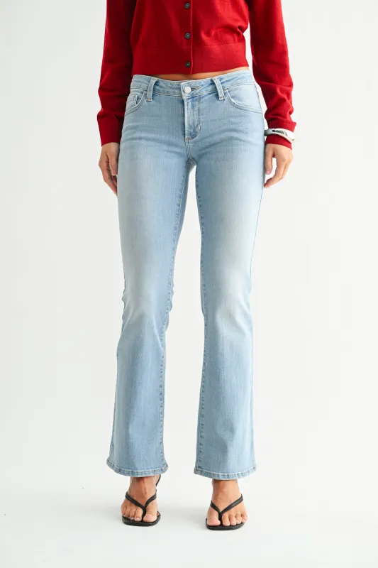 The Super Low Rise Flare made by Just Black Denim