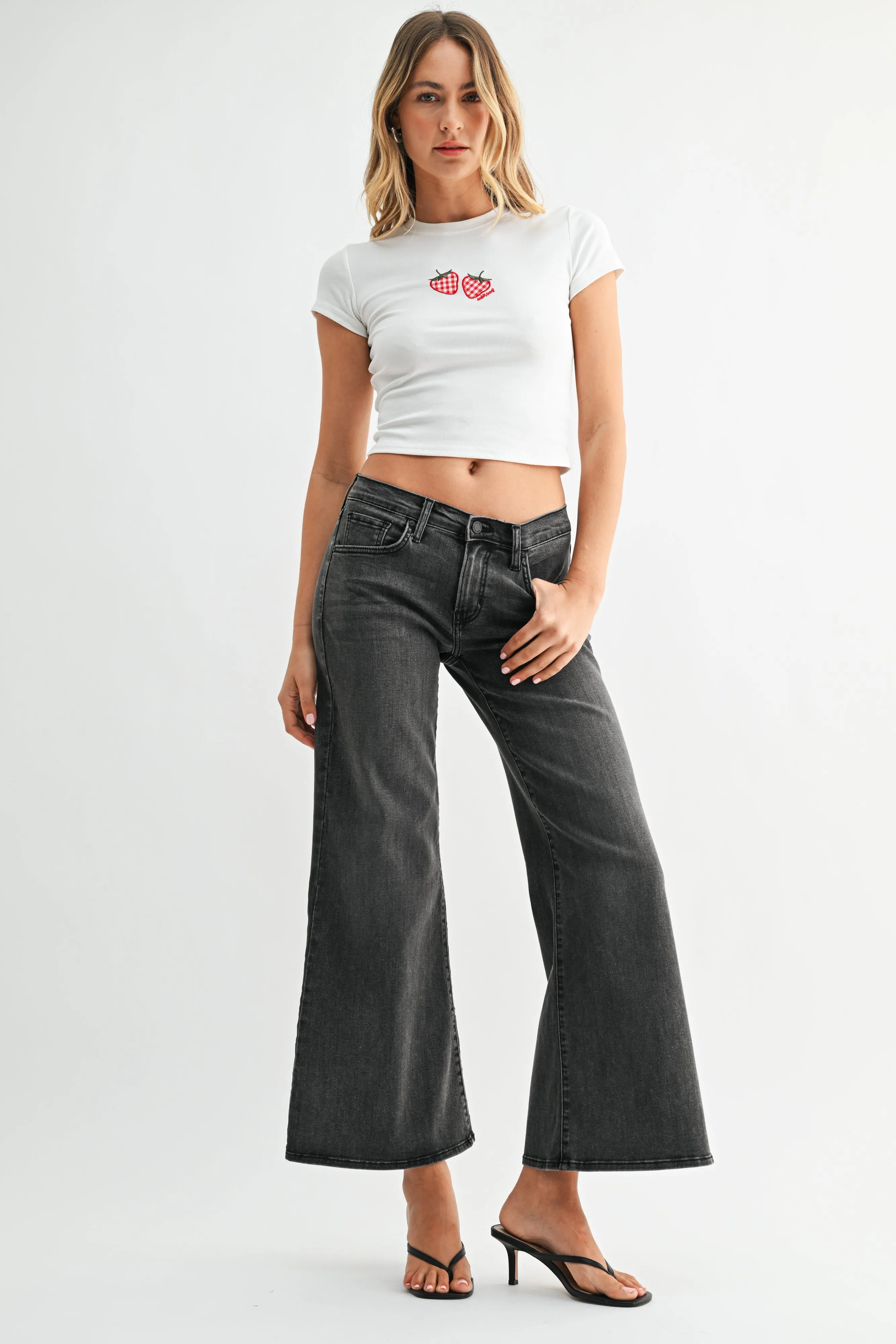 The JB Collection Wide Flare sold by Just Black Denim product image thumbnail 2