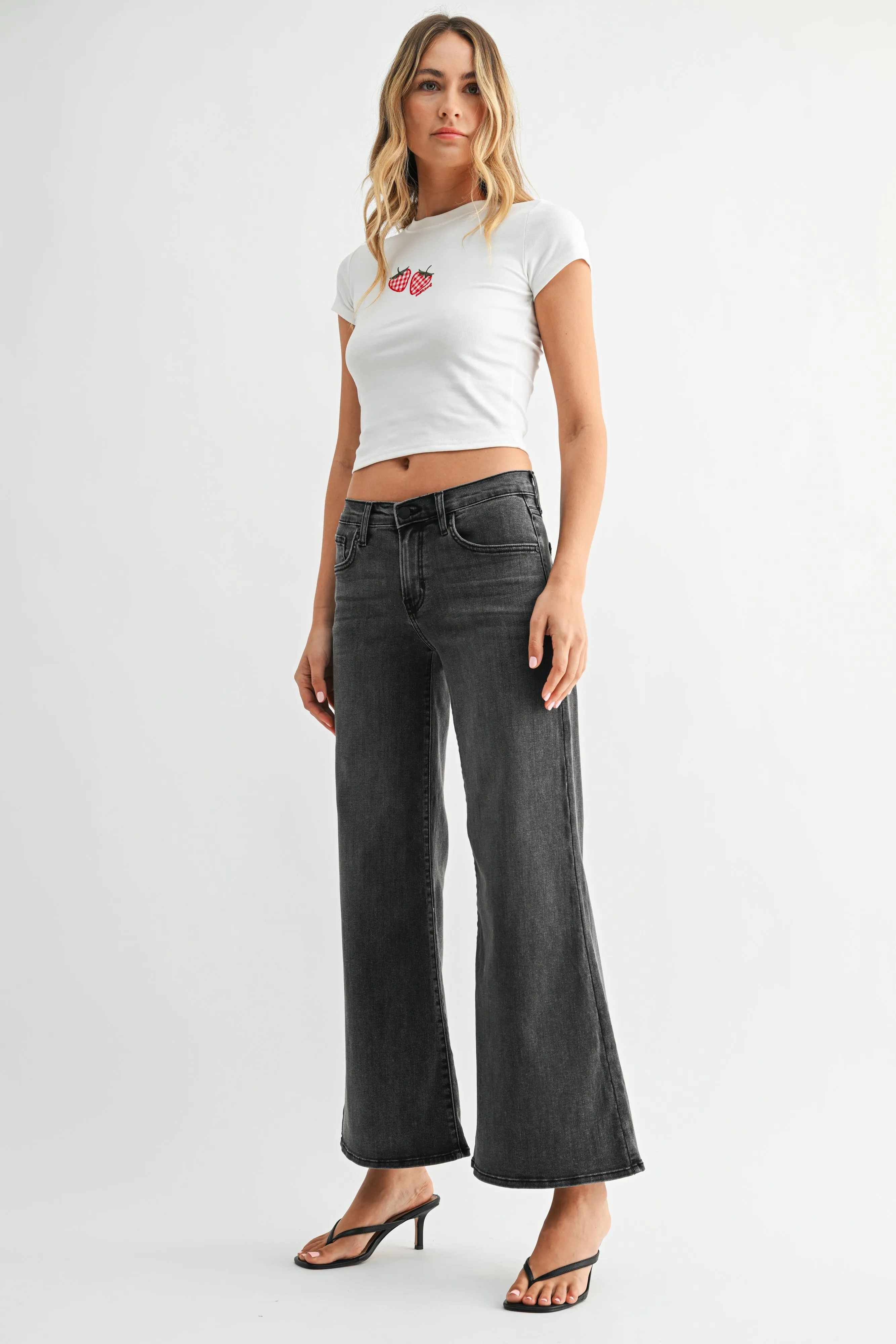 The JB Collection Wide Flare sold by Just Black Denim product image thumbnail 3