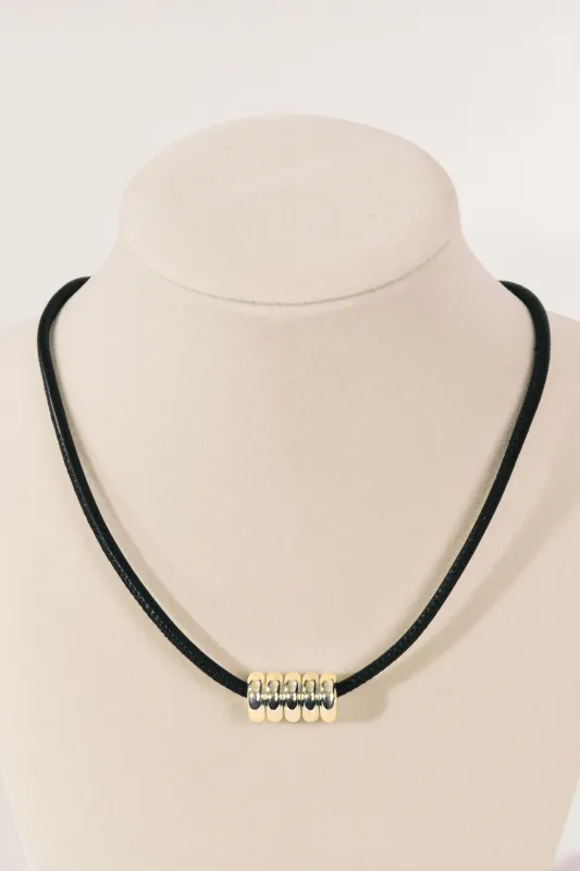 Hollyhock Gold Necklace made by Dehanche