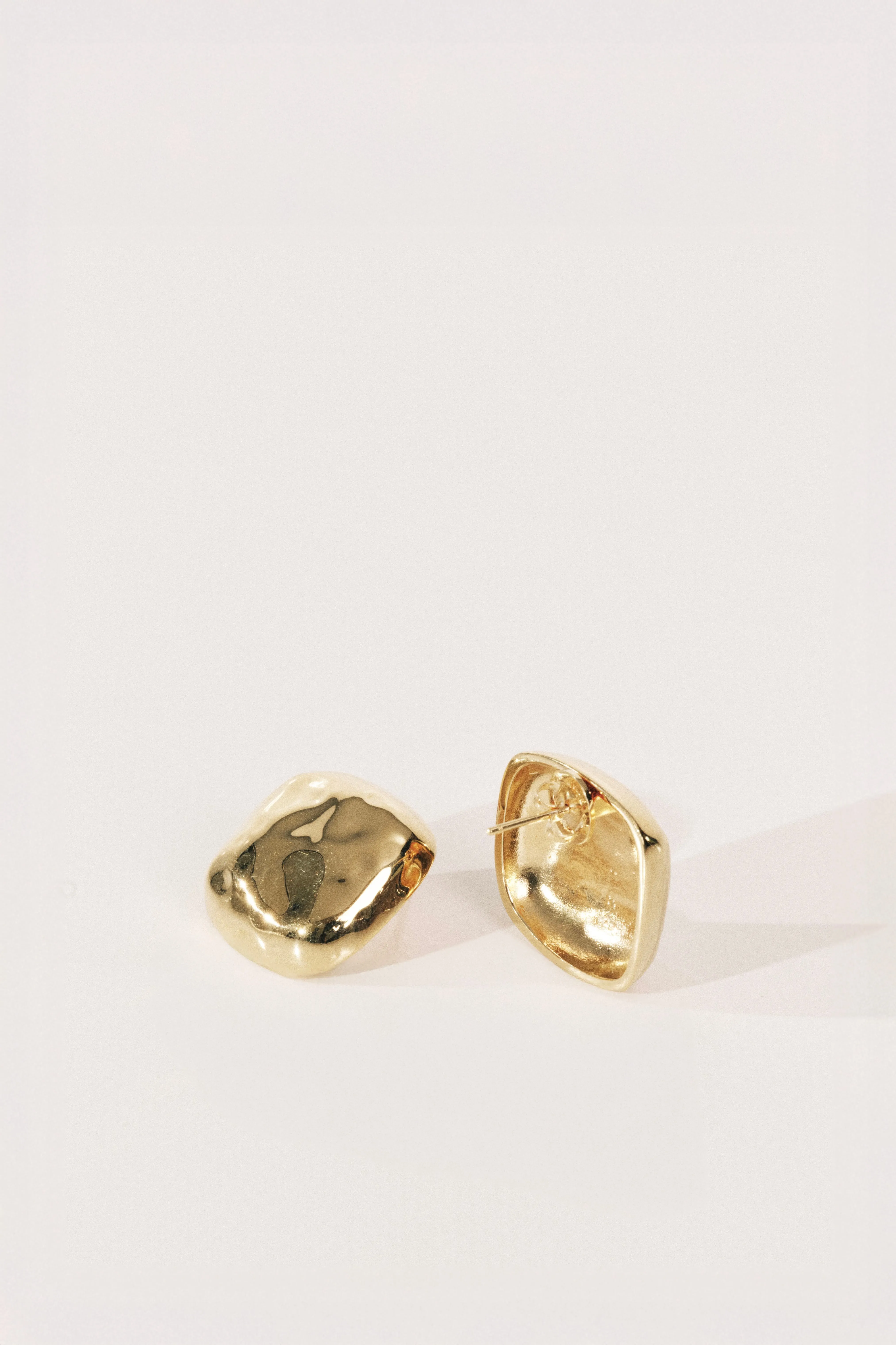 Tetra Gold Earrings Large sold by Dehanche product image thumbnail 3