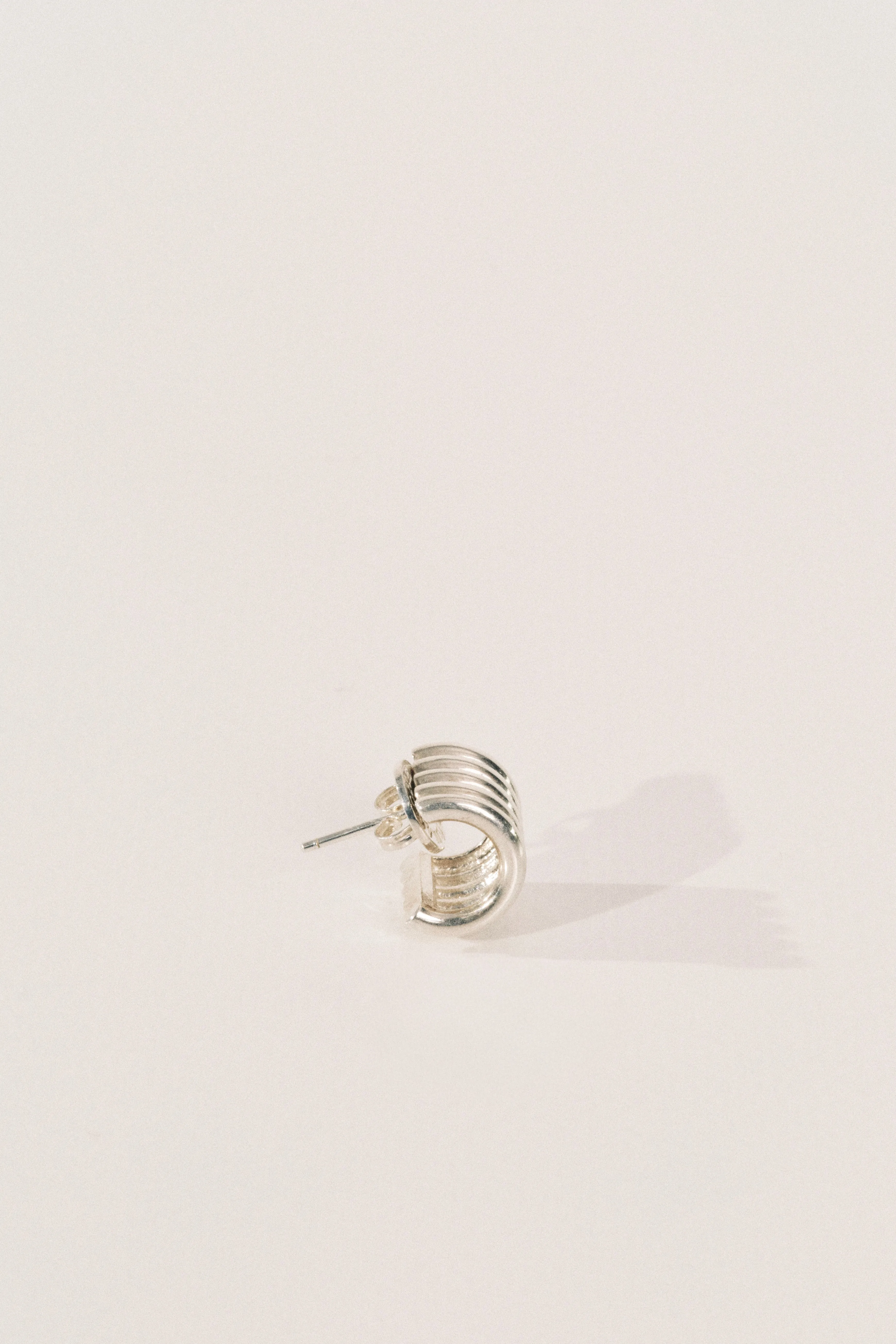 Hollyhock Silver Earrings Small sold by Dehanche product image thumbnail 4