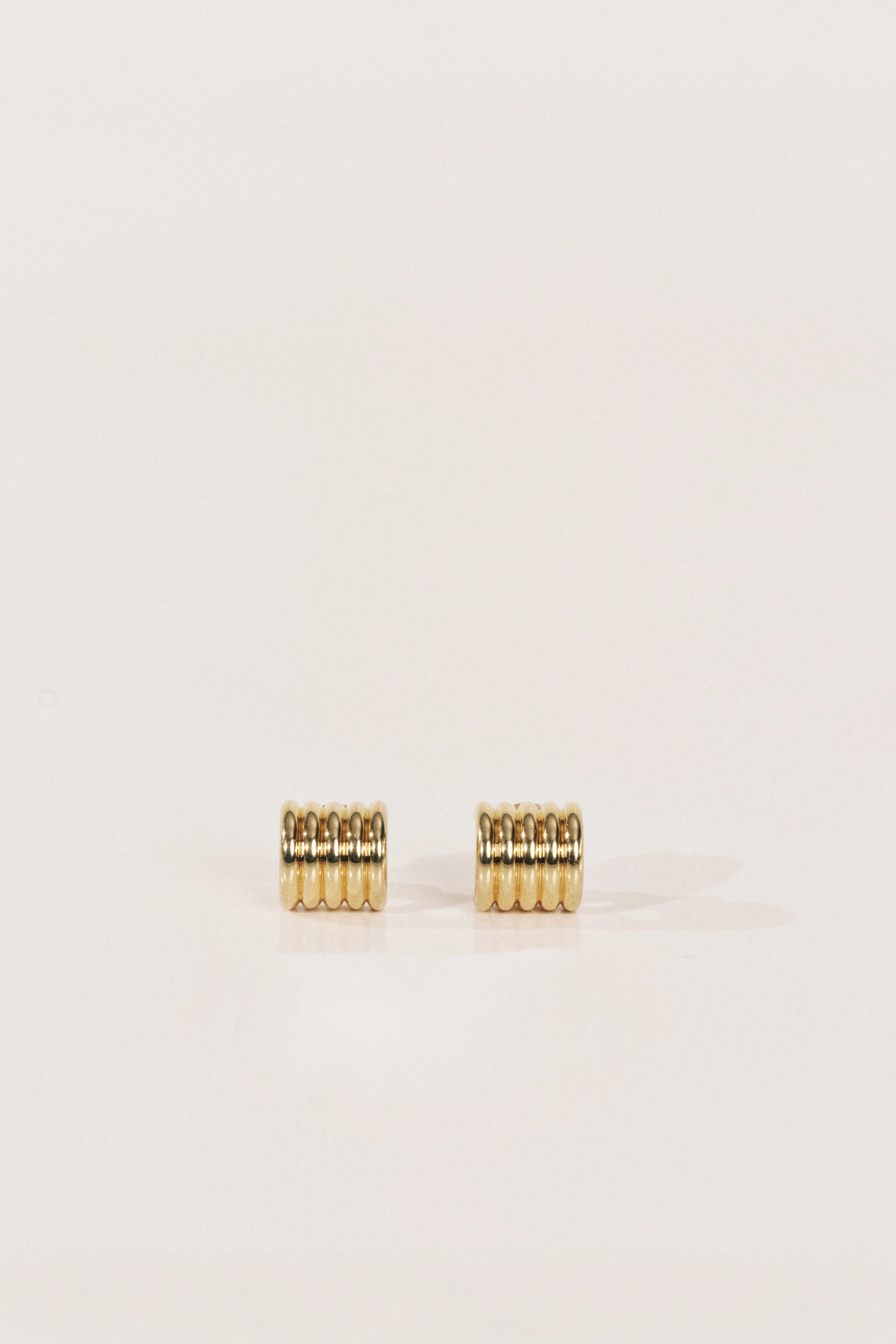 Hollyhock Earrings Gold Small sold by Dehanche