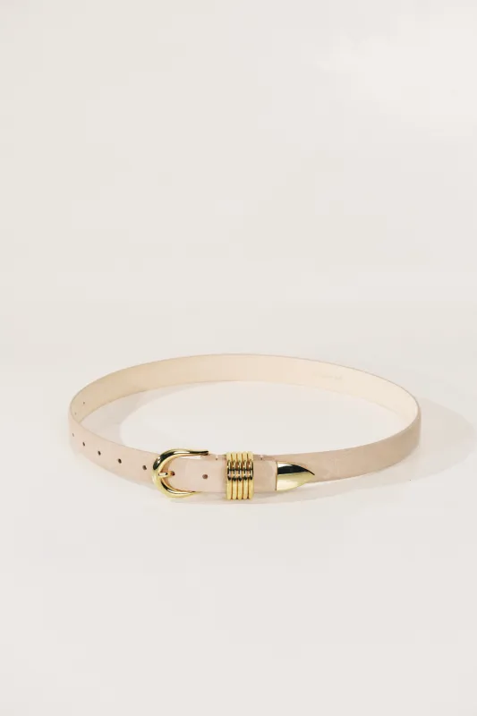 Hollyhock Suede Gold sold by Dehanche