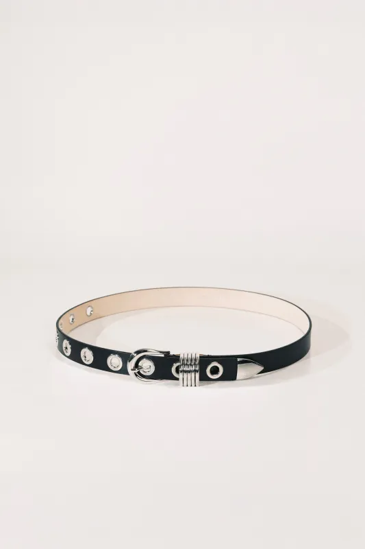 Hollyhock 10 Rivet Black Silver made by Dehanche