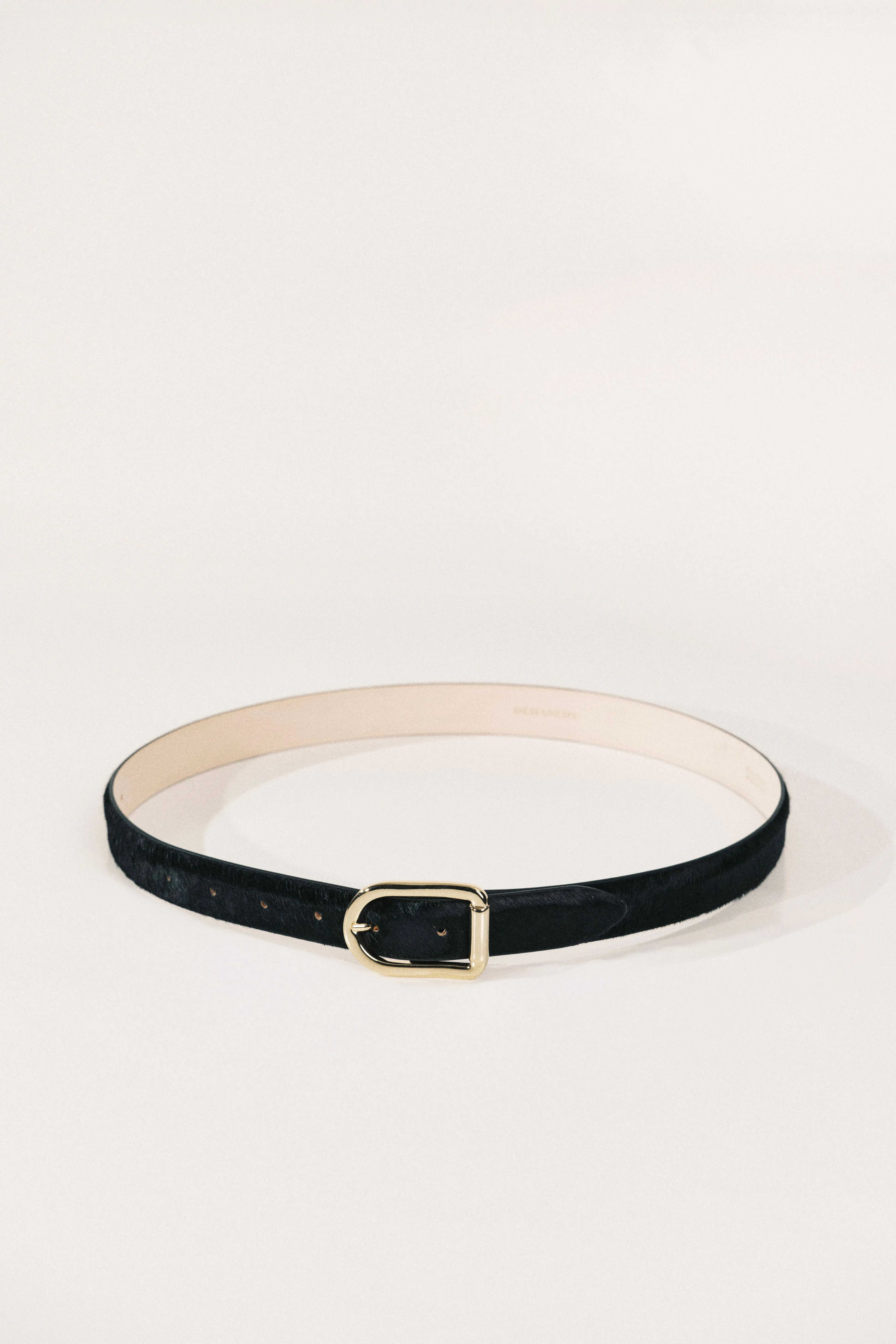 Mija Black Calf Hair Gold sold by Dehanche