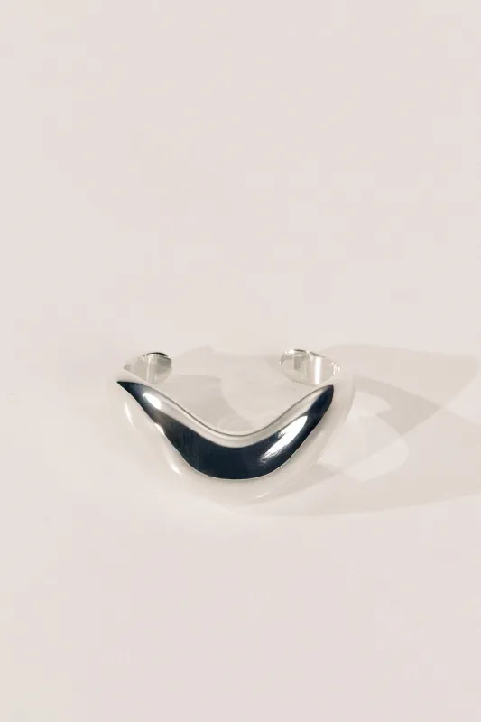 Brancusi Silver Cuff made by Dehanche