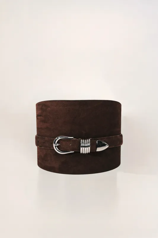 Bodice Belt Suede Short made by Dehanche