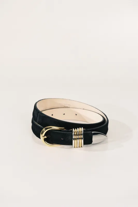 Hollyhock Calf Hair Mixed Metal made by Dehanche