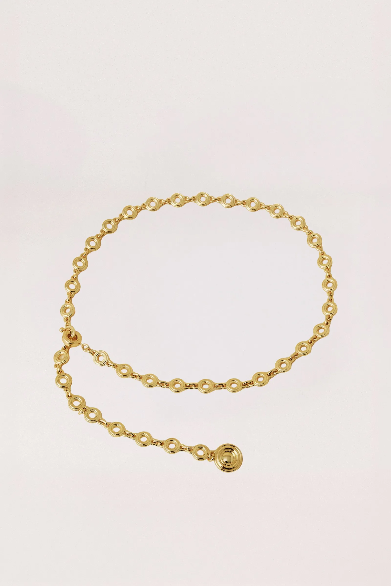 Elysees Gold Chain Belt sold by Dehanche