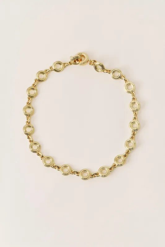 Elysees Gold Necklace made by Dehanche