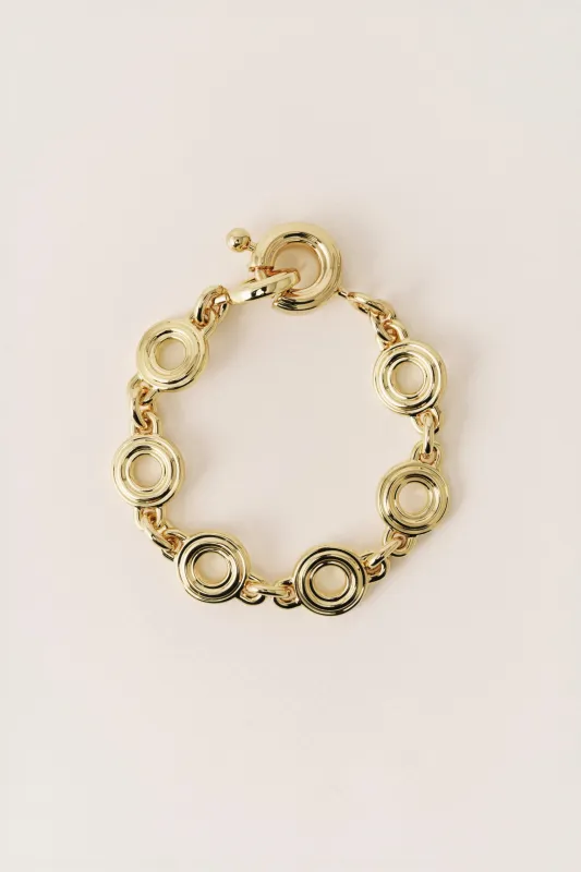 Elysees Gold Bracelet made by Dehanche