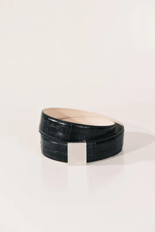 Brandt Black Alligator Silver made by Dehanche