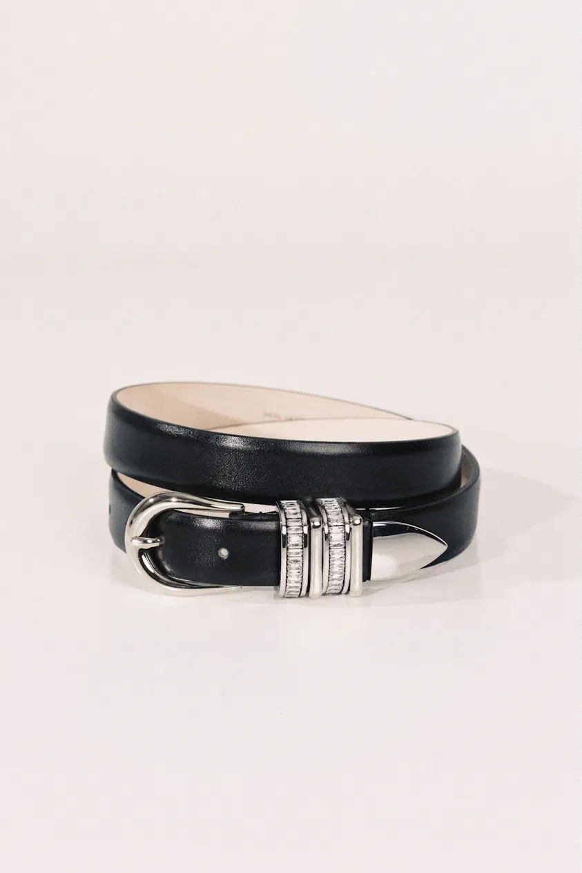 Hollyhock Crystal Black Silver sold by Dehanche