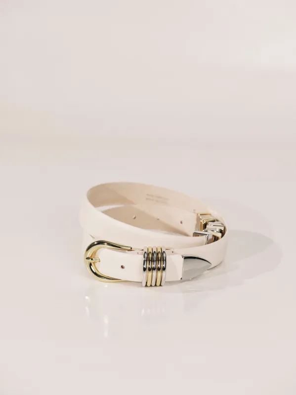 Hollyhock Richa Ivory Mixed Metal made by Dehanche