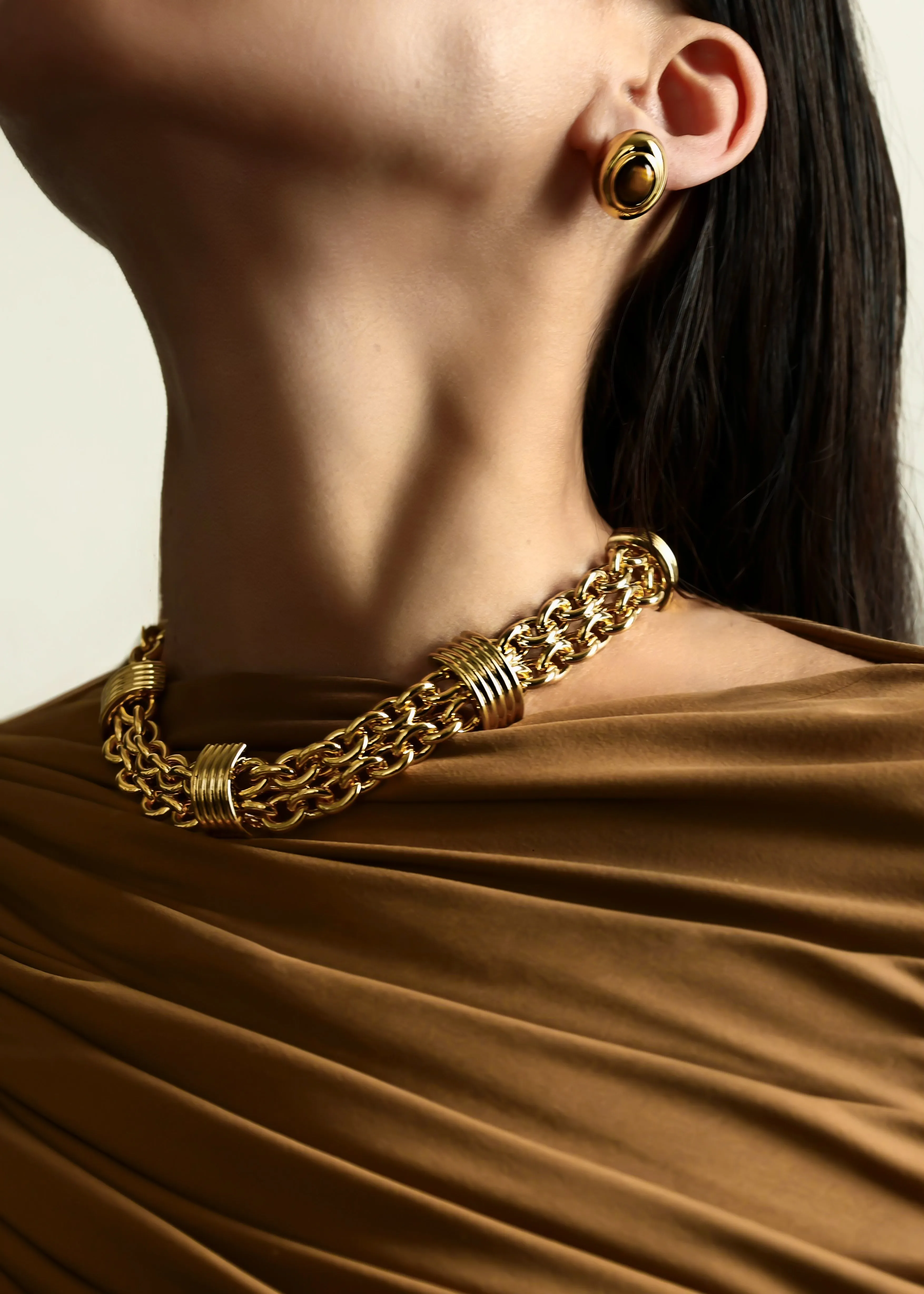 Hollyhock Chain Necklace Gold sold by Dehanche product image thumbnail 2