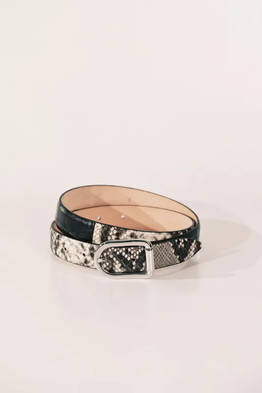 Mija Two Toned Snake & Black Croco made by Dehanche