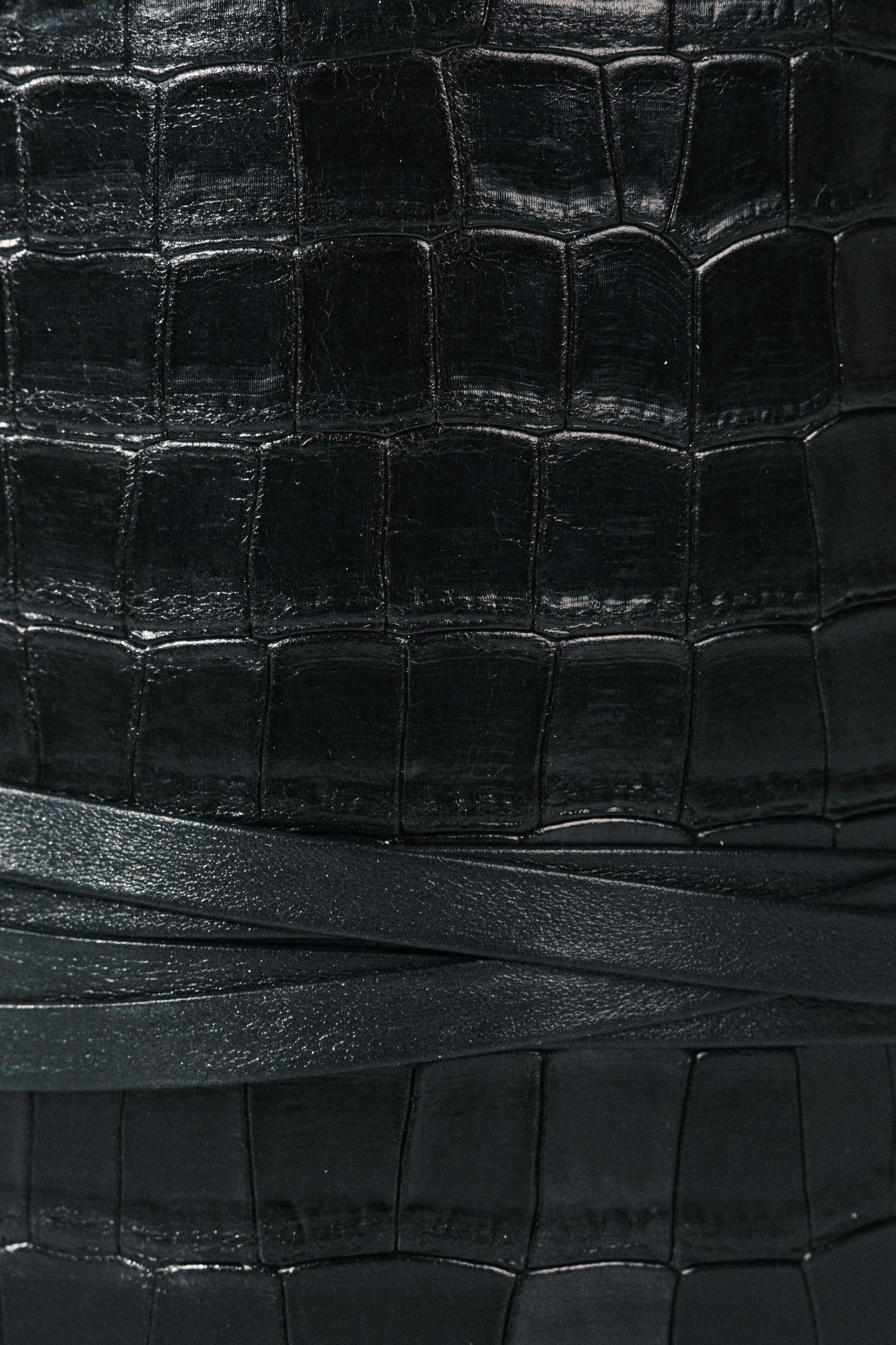 Undone Corset Black Alligator sold by Dehanche product image thumbnail 5