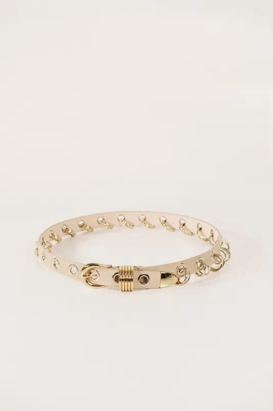 Revenge Beige Suede Gold made by Dehanche