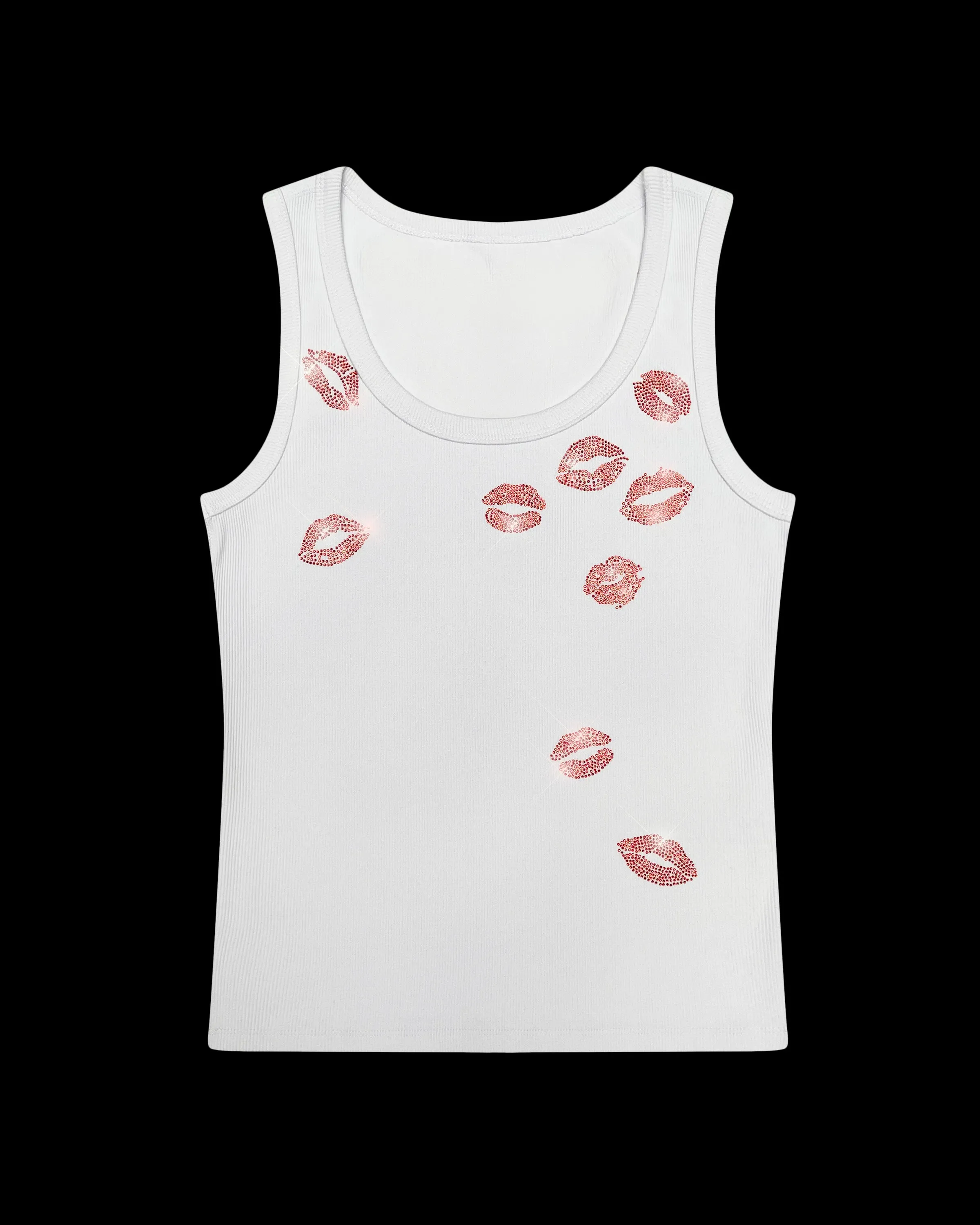 注目ブランド 【NAMED COLLECTIVE】 RIBBED TANK タンクトップ I <3 NAMED EMBROIDERED RIBBED TANK WHITE – NAMED COLLECTIVE®