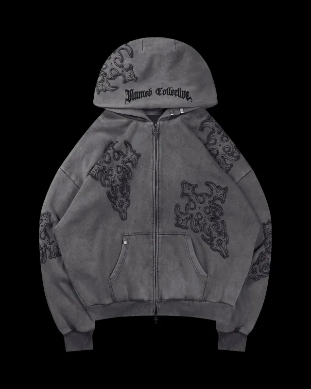 国内で当店のみ Named Collective - FORBIDDEN ZIP HOODIE FORBIDDEN ZIP HOODIE CHALK – NAMED COLLECTIVE®