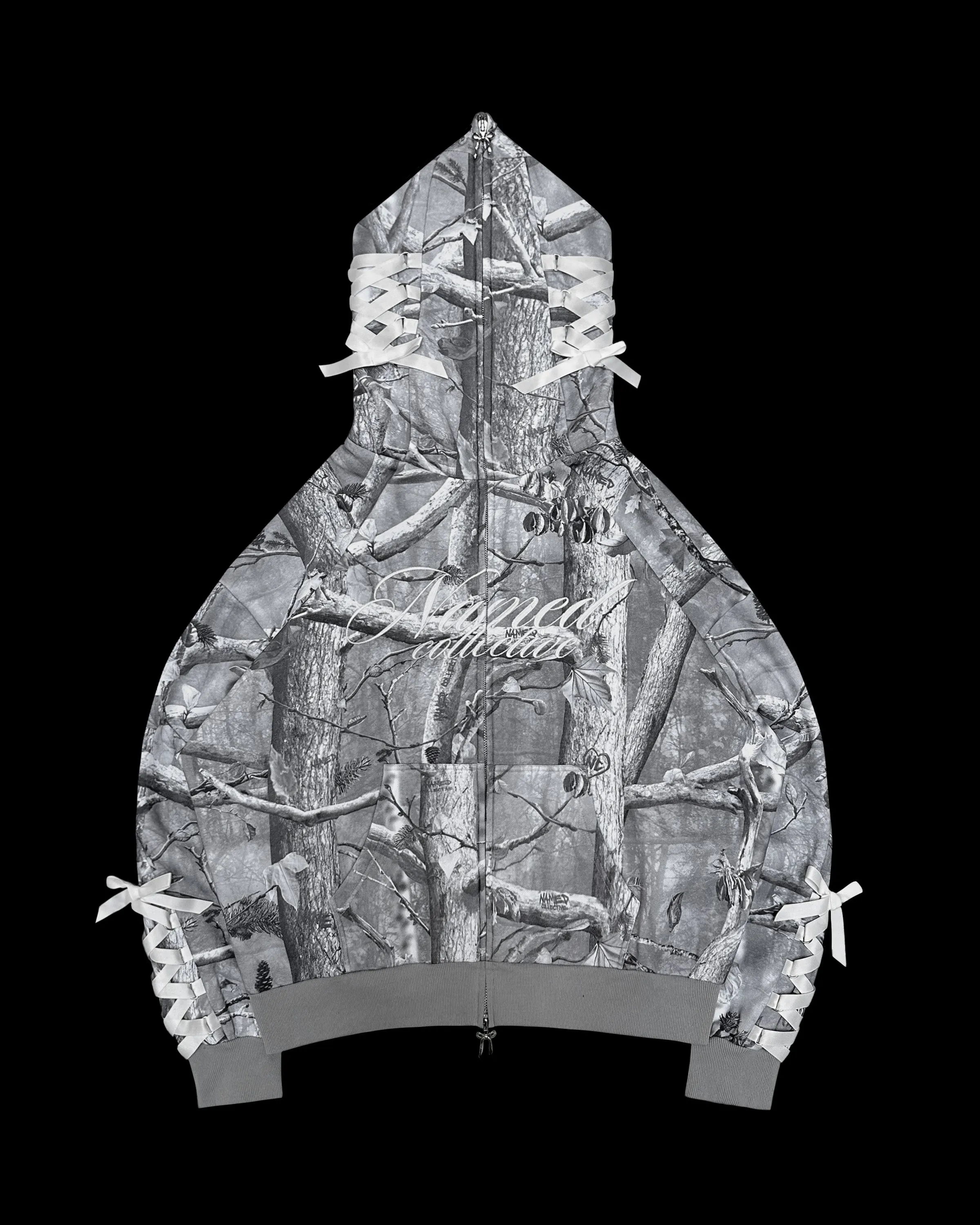 FORBIDDEN ZIP HOODIE SNOW | Parallel
