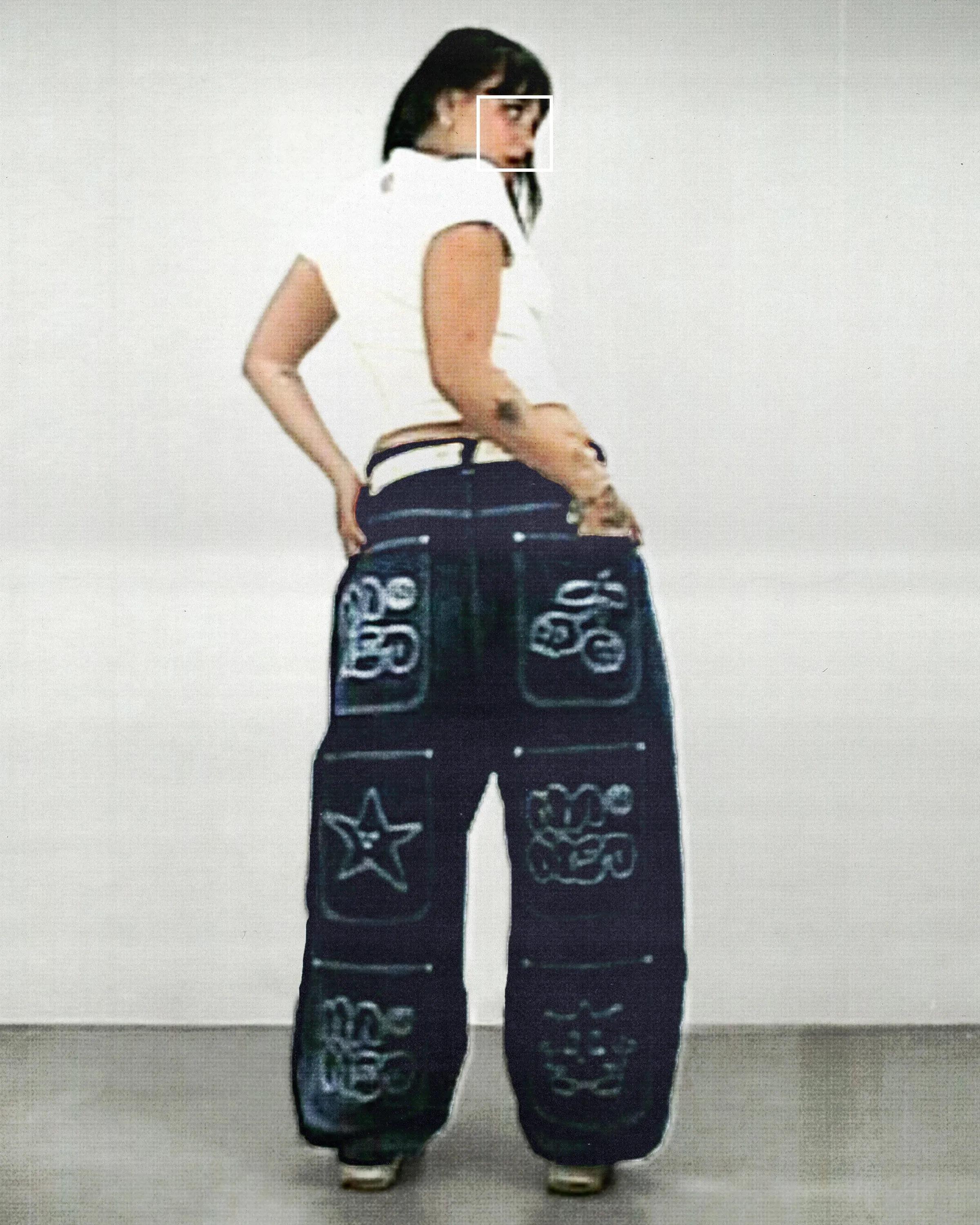 GLITCH SUPER BAGGY JEANS INDIGO BLUE | Parallel 