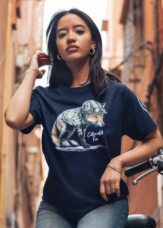 CF Sport Tee - Fox | Navy sold by Cotswold Fox