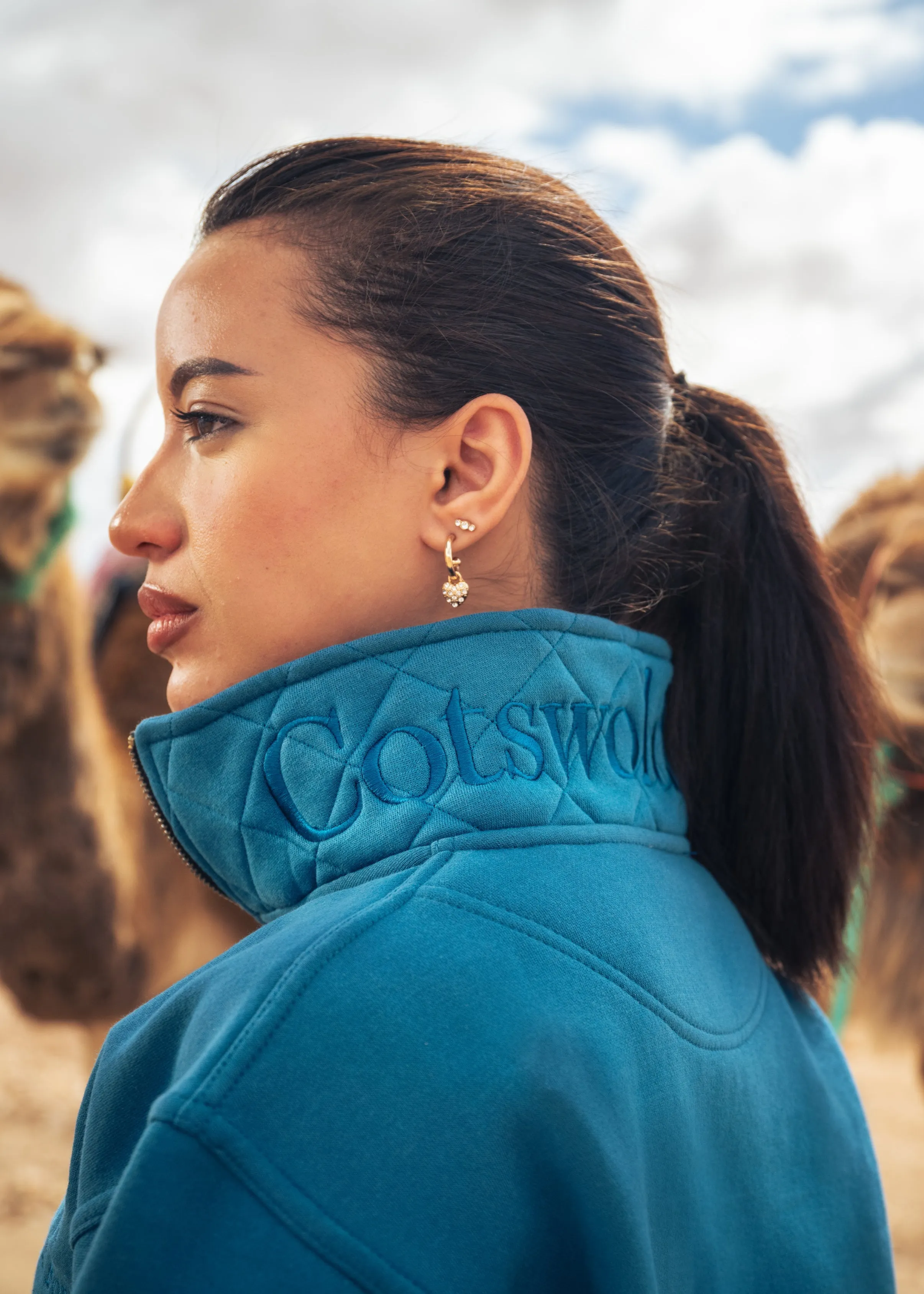 Tetbury Quarter Zip | Petrol Blue sold by Cotswold Fox product image thumbnail 2