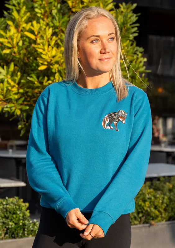 CF Sport Unisex Sweatshirt - Petrol Blue sold by Cotswold Fox