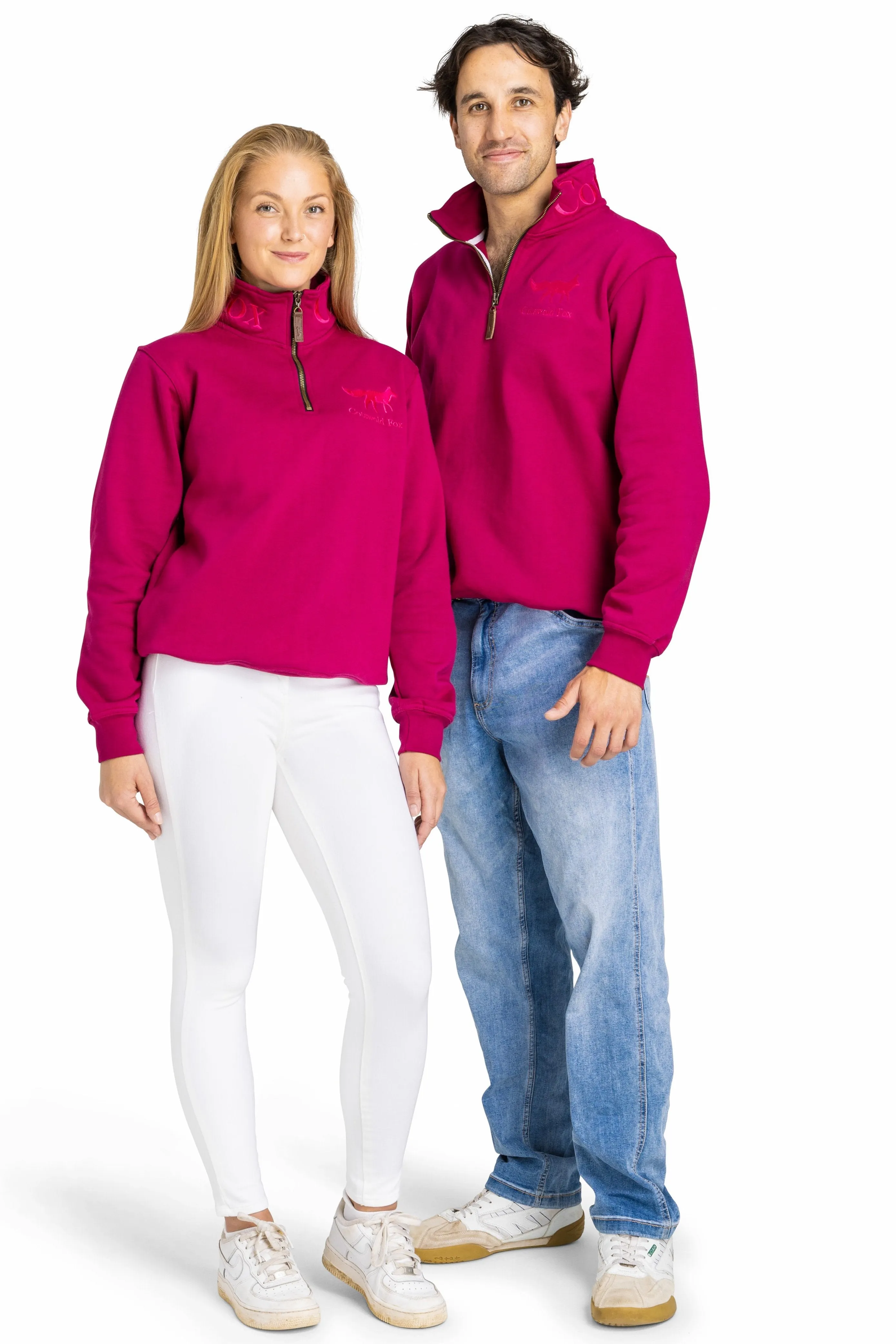Tetbury Quarter Zip | Raspberry sold by Cotswold Fox product image thumbnail 4