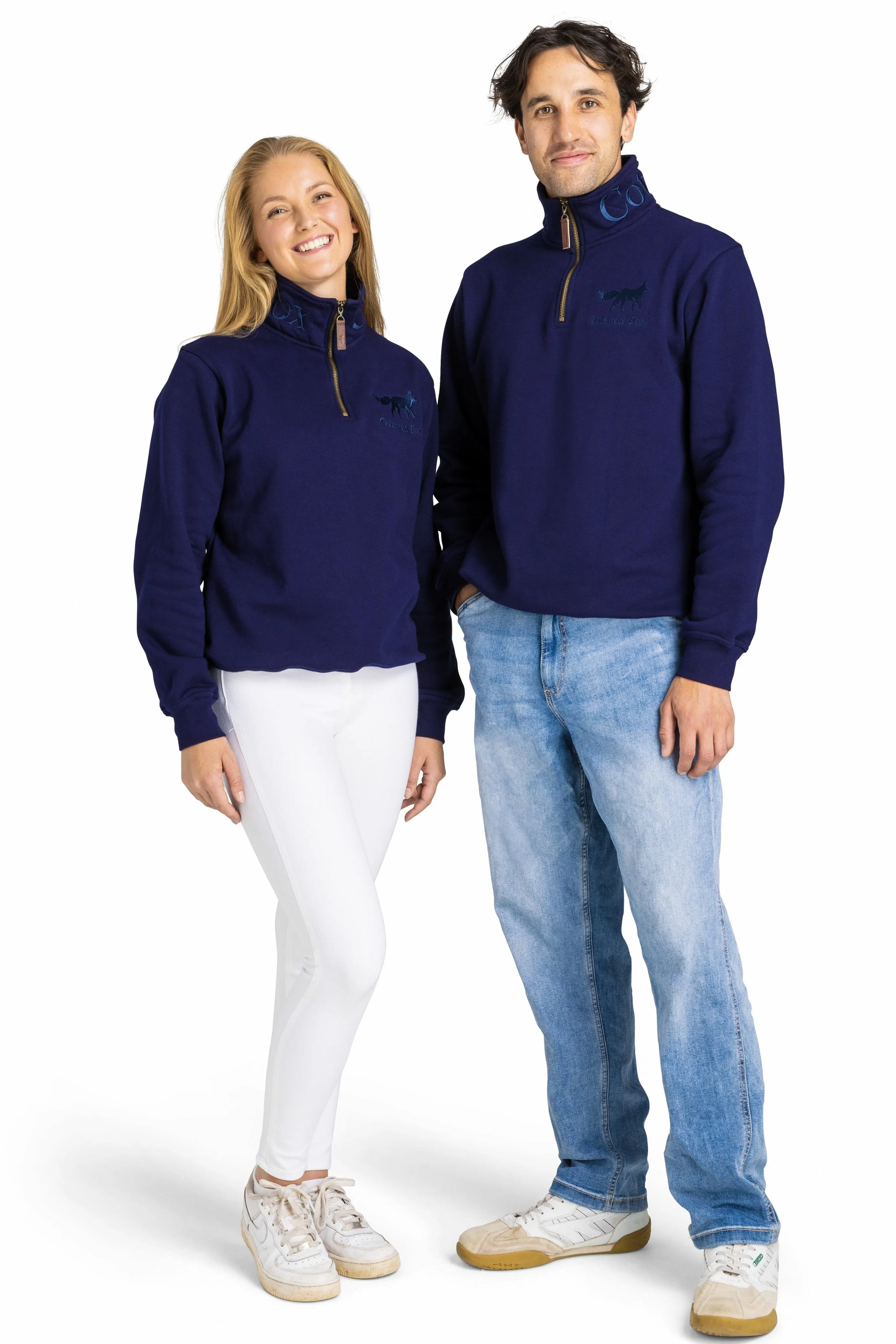 Tetbury Quarter Zip | Navy sold by Cotswold Fox product image thumbnail 3