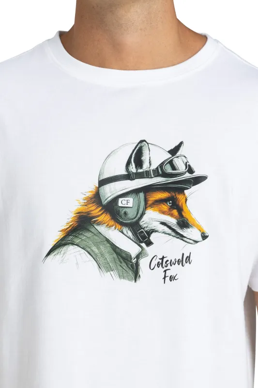 CF Sport Unisex Tee - Fox | White sold by Cotswold Fox