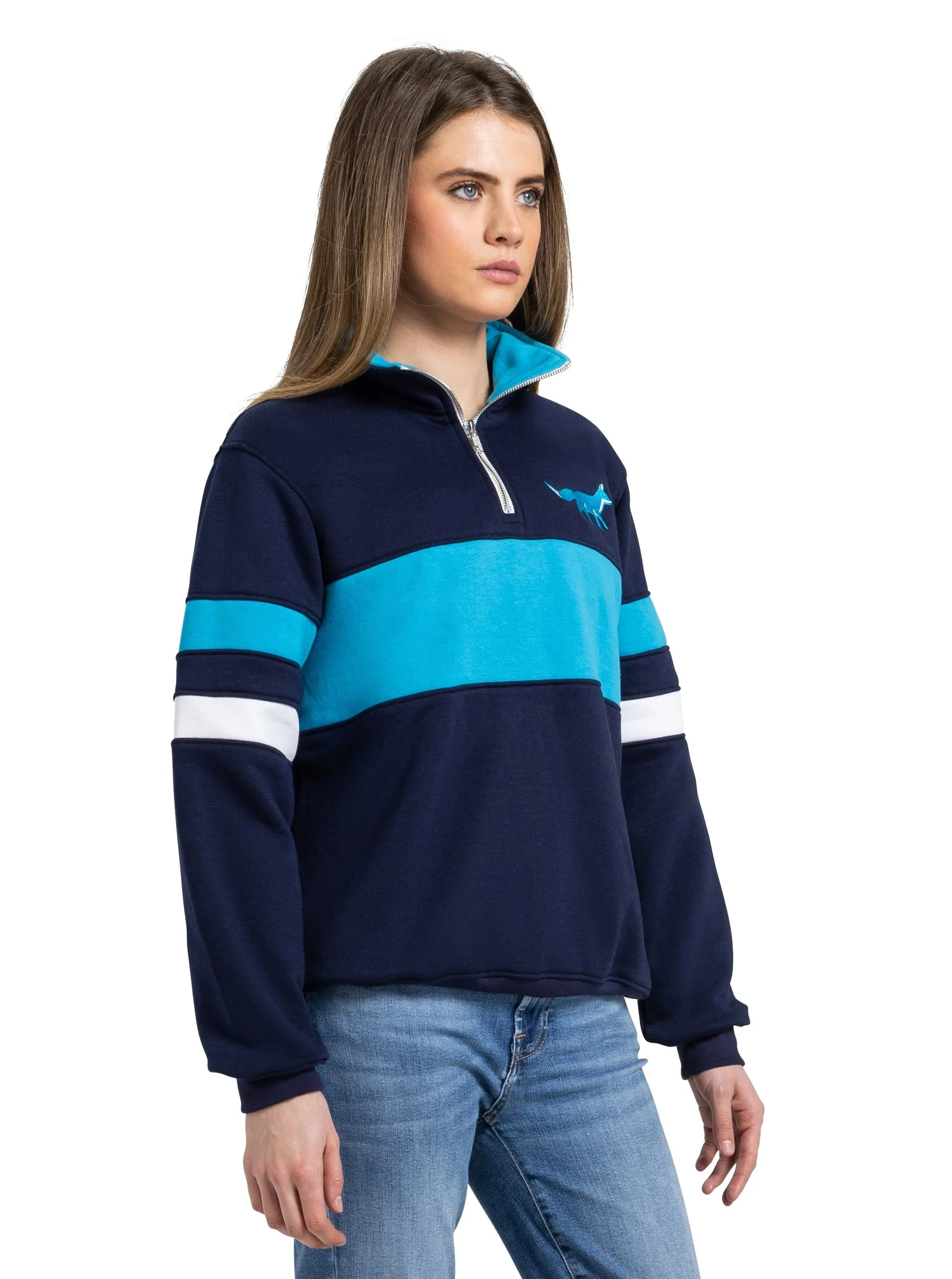 Linc Charity Quarter Zip | Navy sold by Cotswold Fox product image thumbnail 5