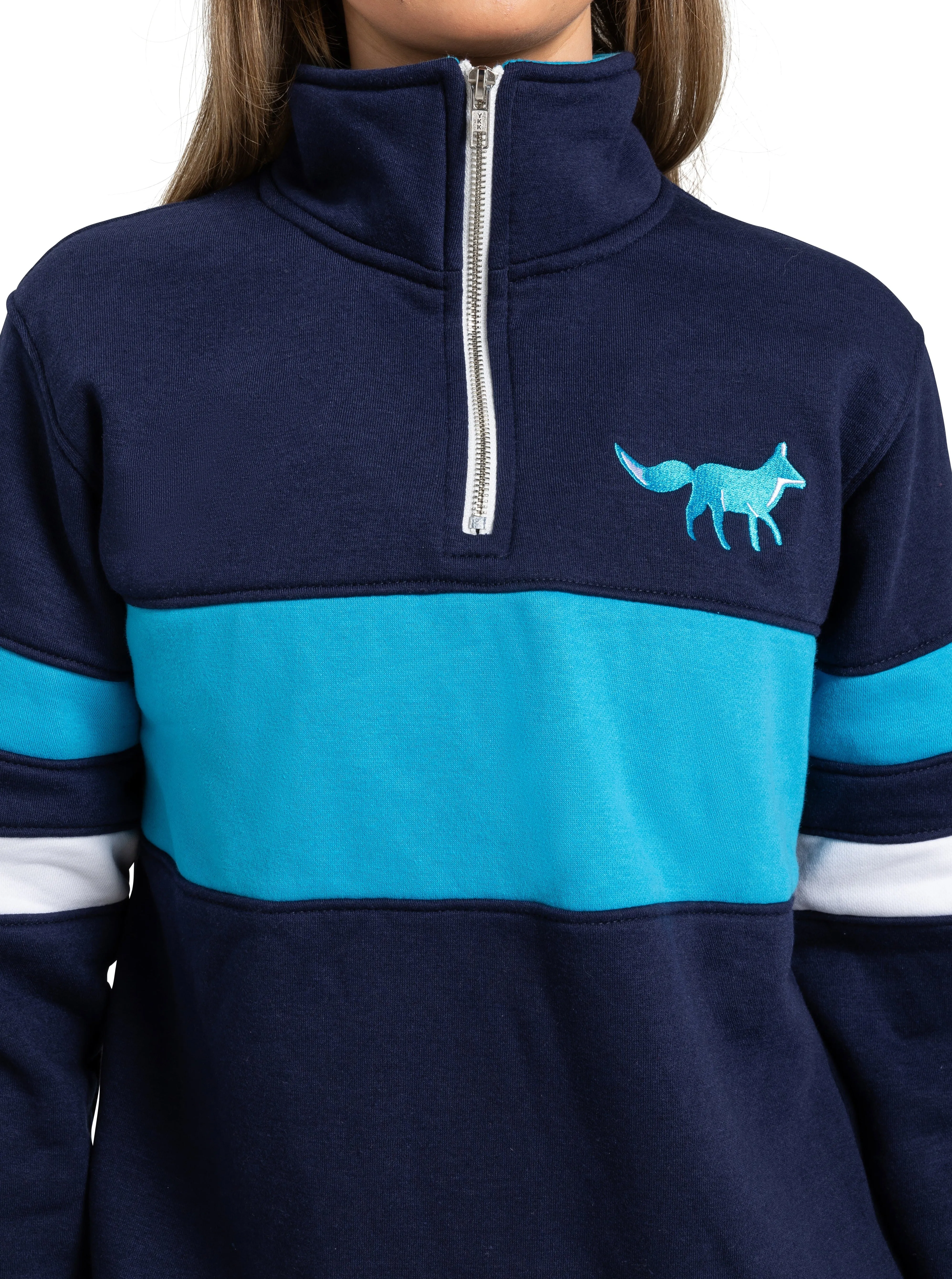 Linc Charity Quarter Zip | Navy sold by Cotswold Fox product image thumbnail 3