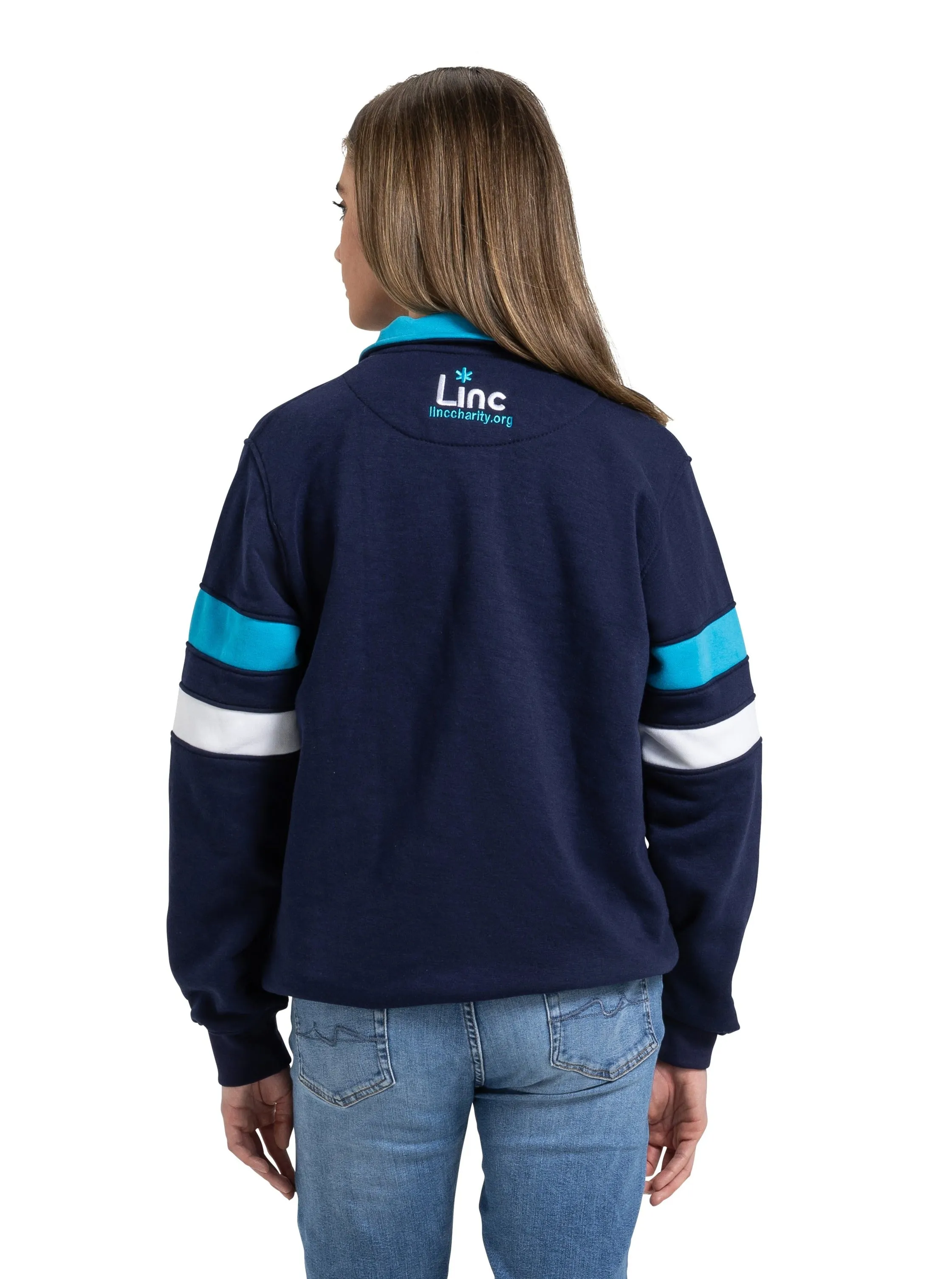 Linc Charity Quarter Zip | Navy sold by Cotswold Fox product image thumbnail 2