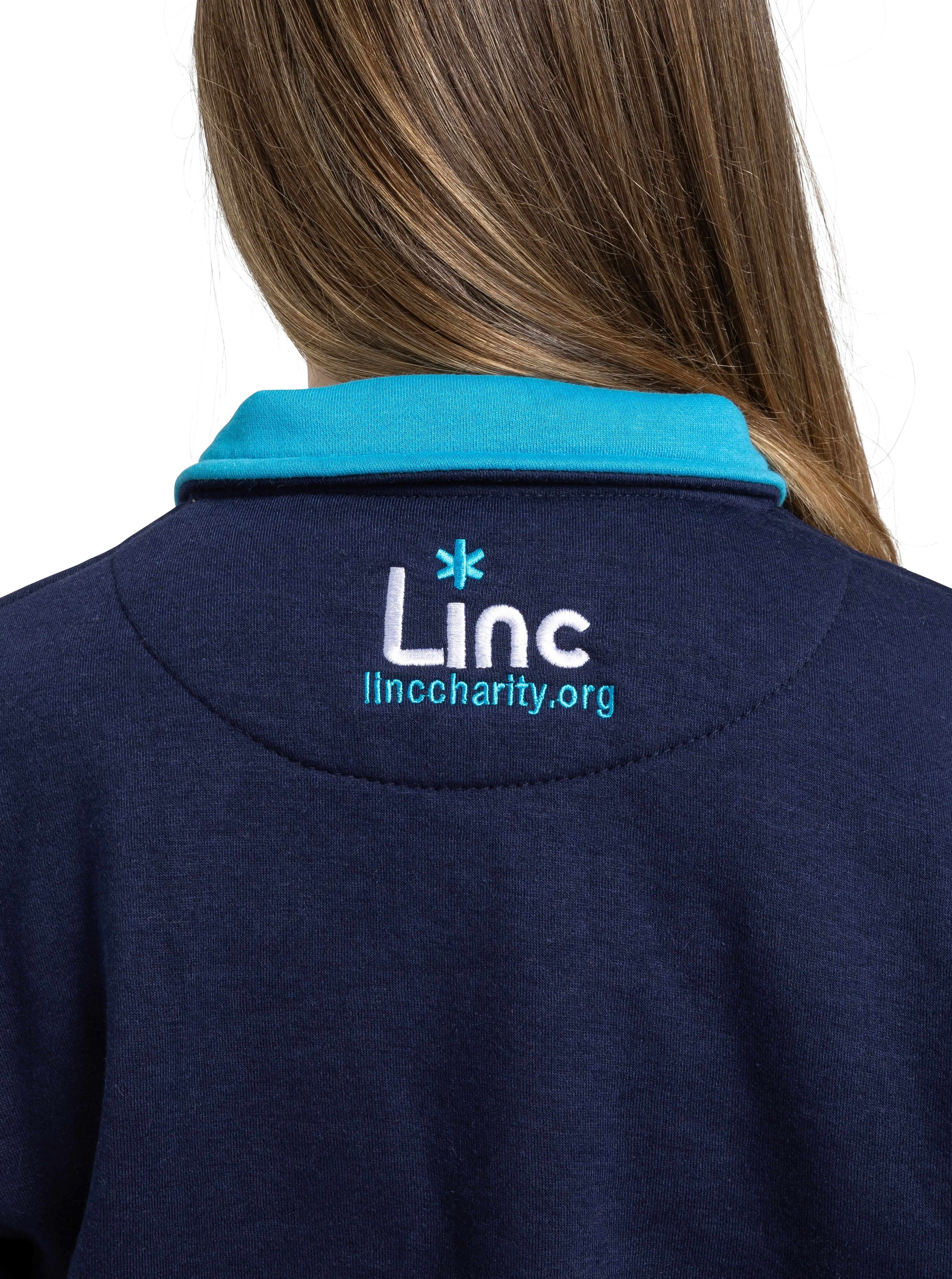 Linc Charity Quarter Zip | Navy sold by Cotswold Fox product image thumbnail 4